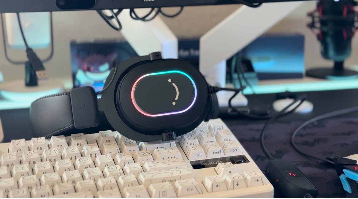 FIFINE Gaming Headset for PC-Wired Headphones with Microphone-7.1 Surround Sound Computer USB Headset for Laptop, Streaming Headphones on PS4/PS5, with EQ Mode, RGB, Soft Ear Pads - AmpliGame H6 customer photo 1