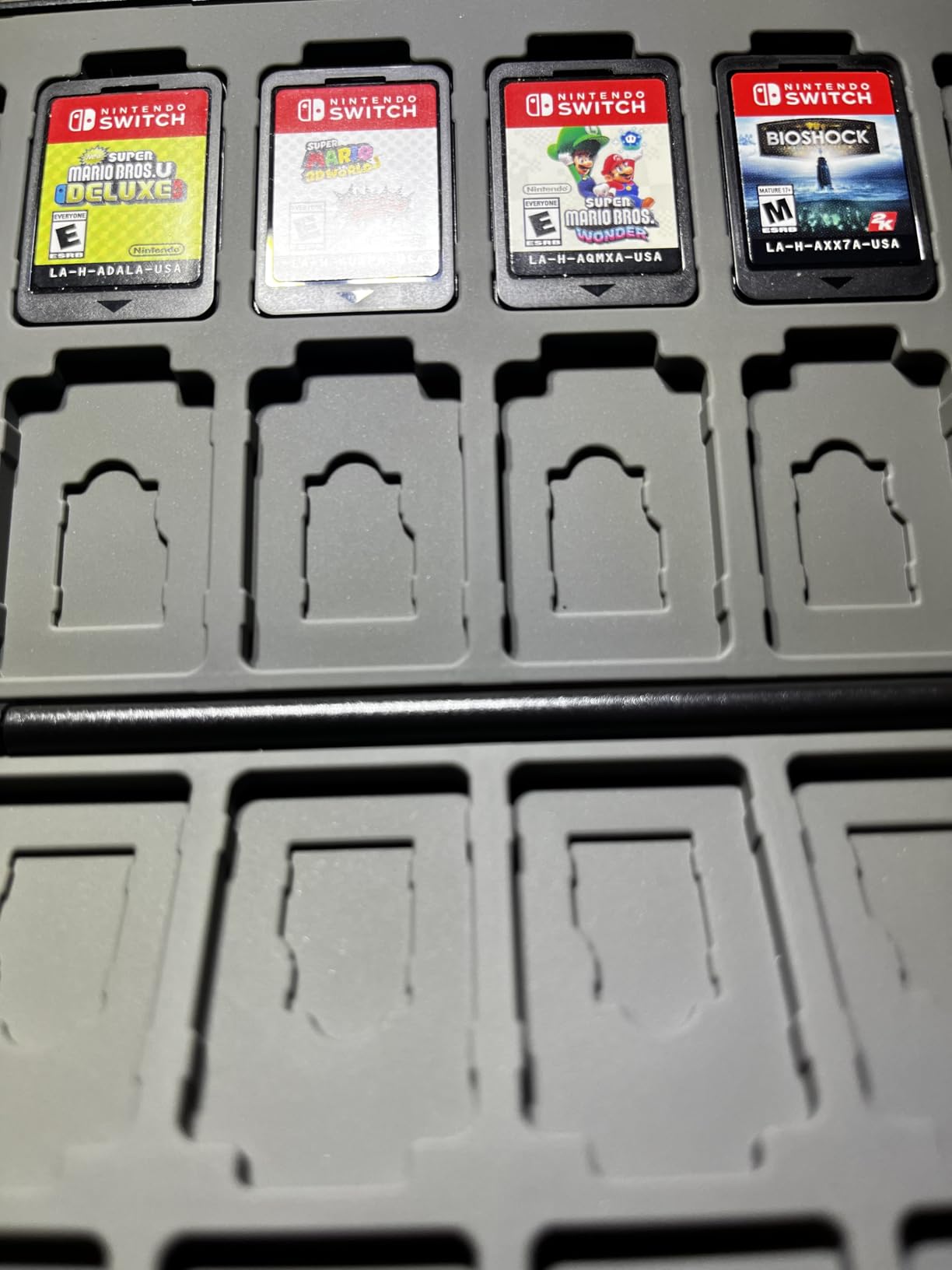 Switch Game Case Holder with 24 Cartridge Slots and 24 Micro SD Card Storage, Slim Portable Game Organizer Traveler Gift Accessories with Magnetic Closure, Protective Hard Shell and Soft Lining customer photo 1