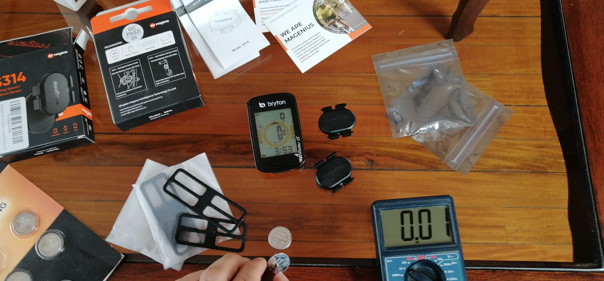 Magene S314 Cadence/Speed Sensor for Cycling, Bike Wireless ANT+/Bluetooth RPM Cadence/Speed Sensor customer photo 2