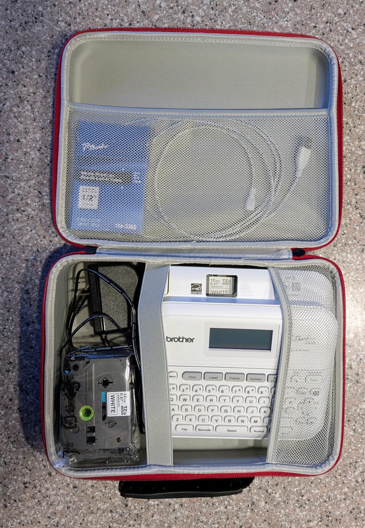 Brother P-Touch PT-D410 Home / Office Advanced Label Maker | Connect via USB to Create and Print on TZe Label Tapes up to ~3/4 inch, White customer photo 1