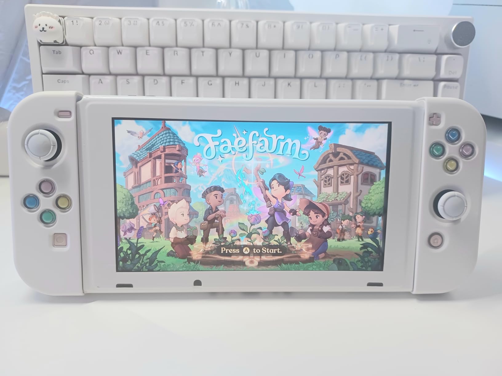 Mcbazel Joycon Joystick Replacement for Nintendo Switch, Switch OLED, Switch Lite(NOT for Switch 2) - 3D Replacement Joystick Analog Thumb Stick with +&Y-Screwdriver, Pry Tool, Tweezer Kit customer photo 1