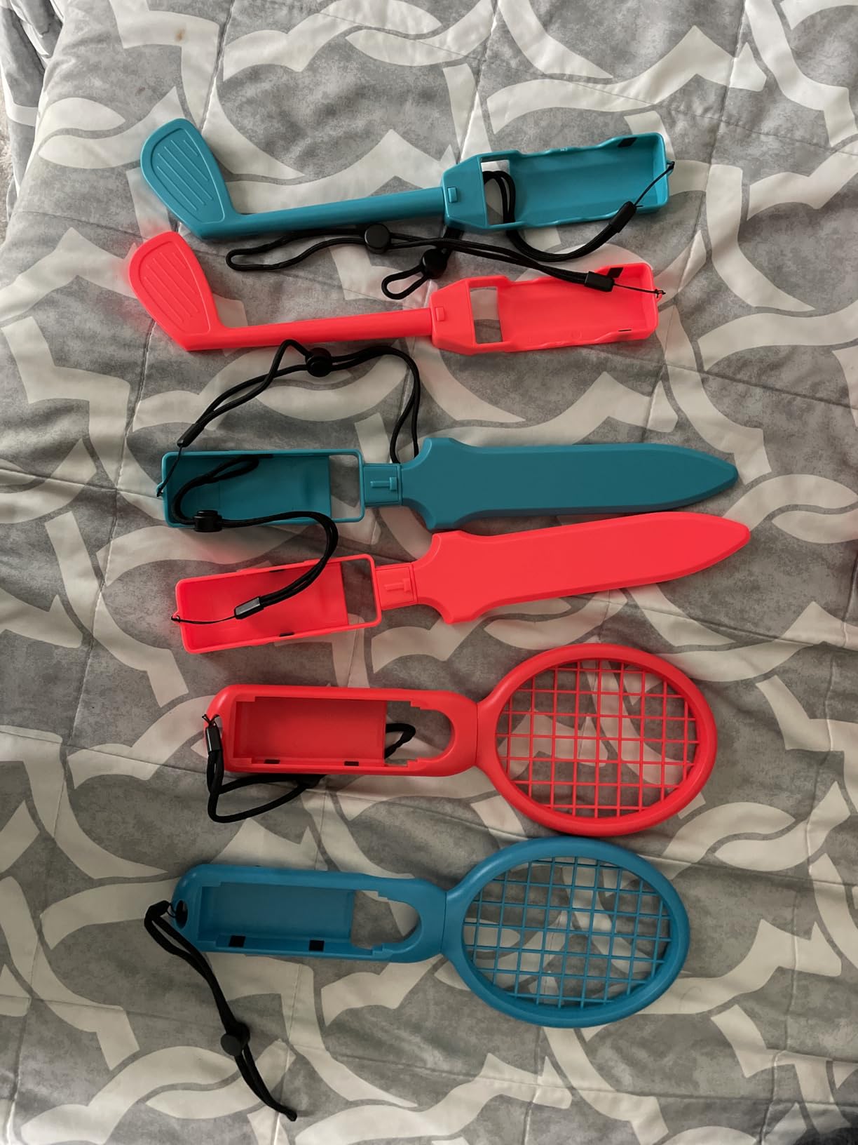 CODOGOY 12-in-1 Switch Sports Accessories Kit with Carry Bag - Compatible with Switch/OLED & Joy-Con, Perfect for Family Sports Party Games & Accessory Storage customer photo 1