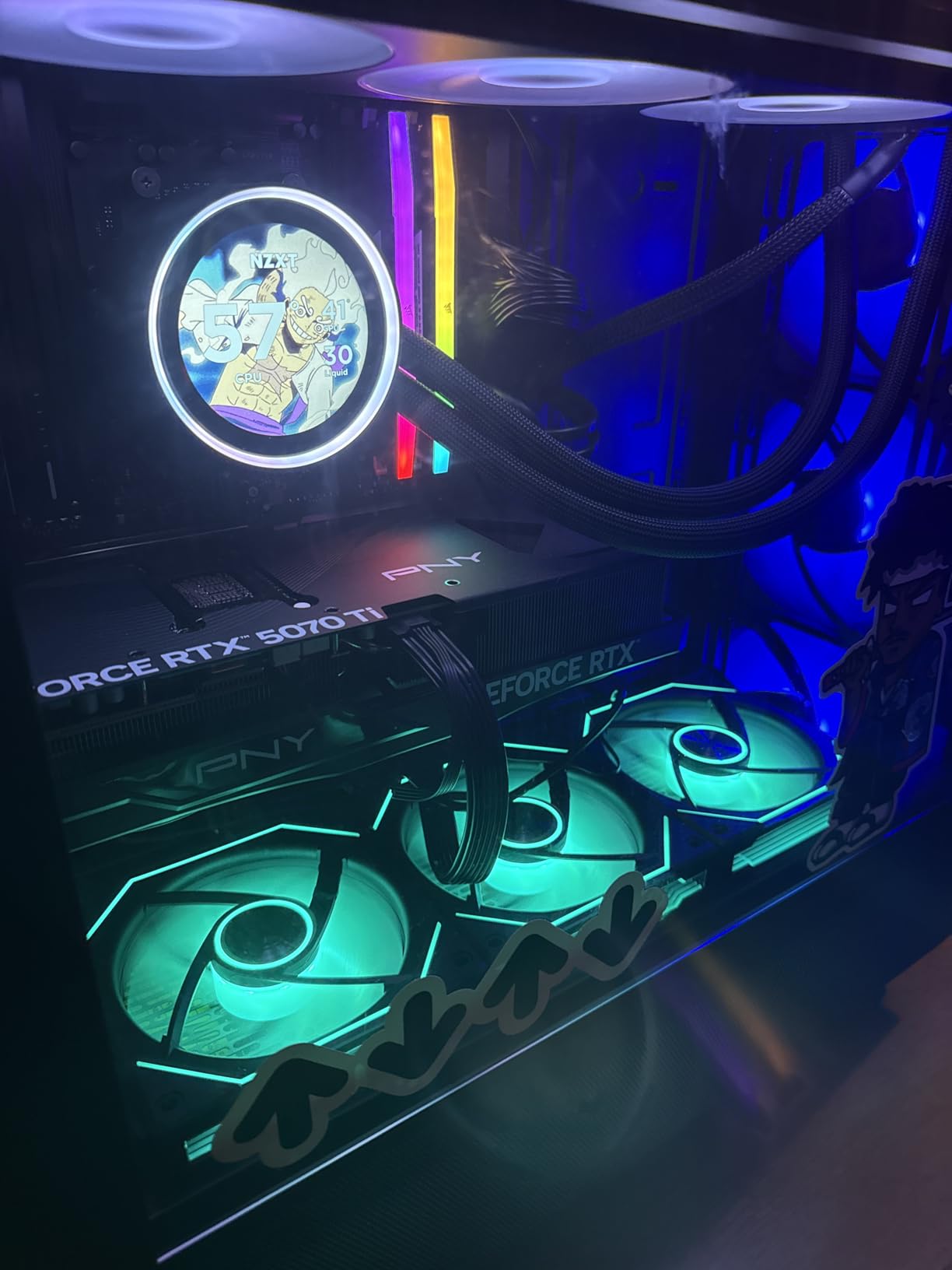 Lian Li UNI Fan SL-Infinity 120mm-Triple Pack-ARGB Fan (Non-Wireless)-Infinity Mirror-Daisy-Chain Design. Customizable Lighting Effects-One Cable Connection-with Controller-Black-UF-SLIN120-3B customer photo 2