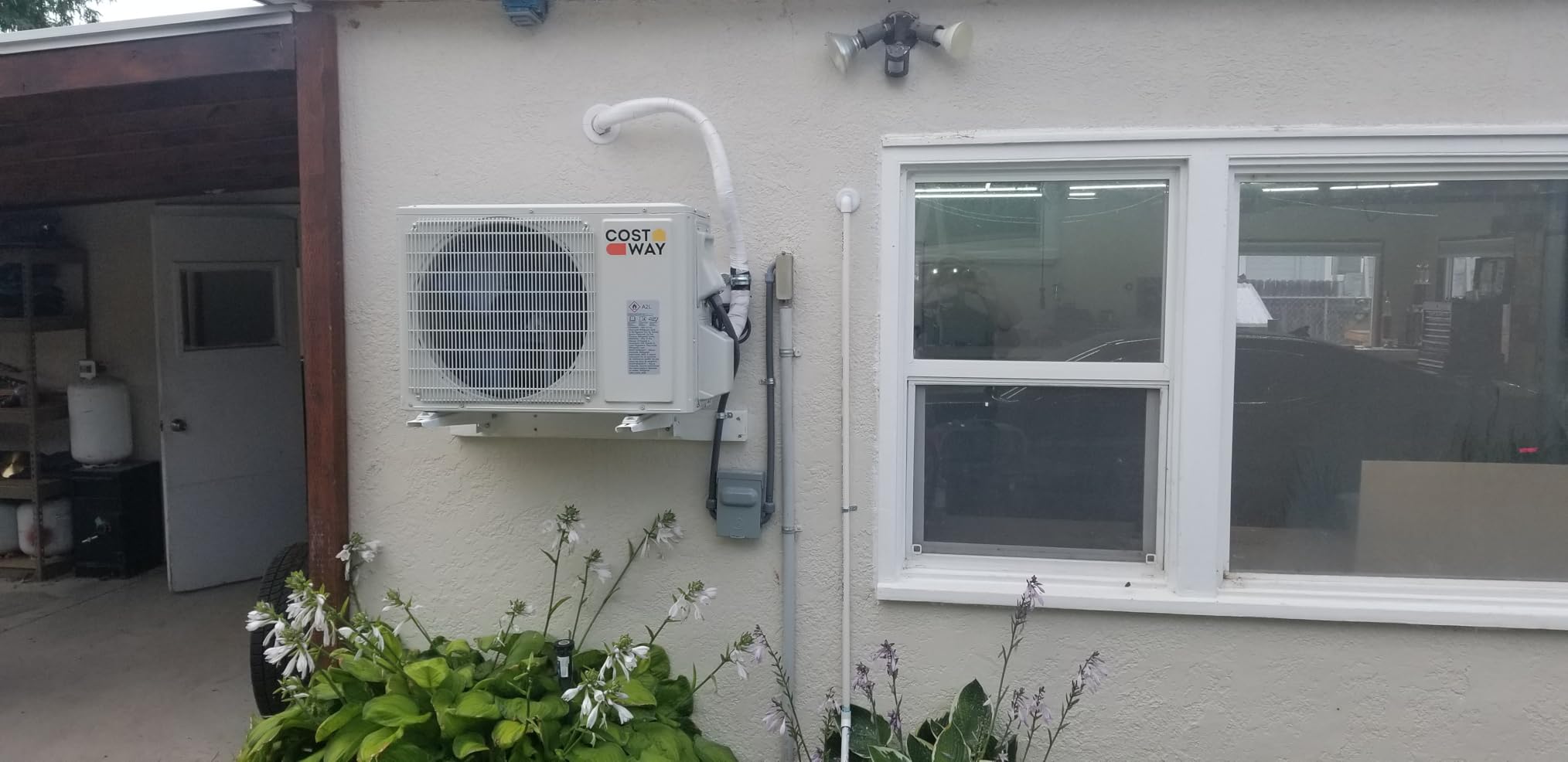 COSTWAY 12000BTU Mini Split Air Conditioner& Heater, 20 SEER2 115V Wall-Mounted Ductless AC Unit Cools Rooms up to 750 Sq. Ft, Energy Efficient Inverter AC with Heat Pump (Blast Series) customer photo 1