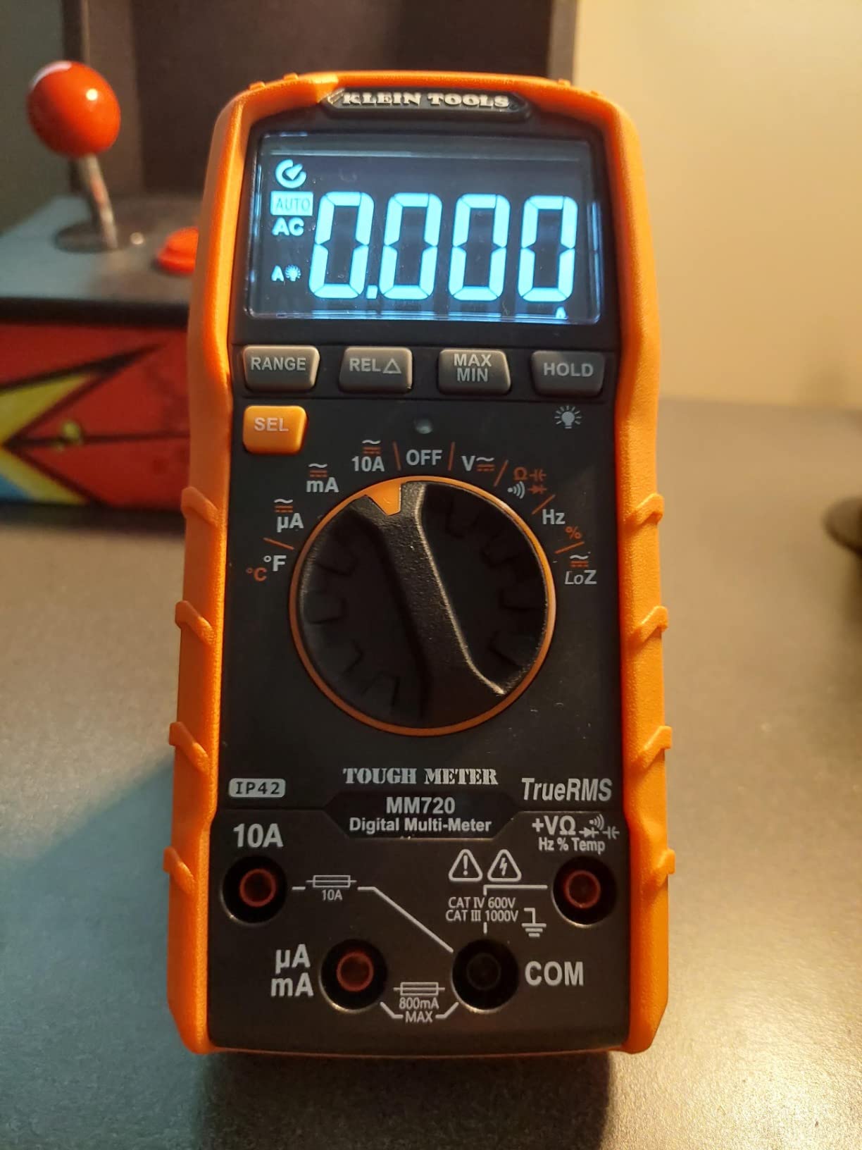 Klein Tools MM720 Digital Multimeter, Auto-Ranging TRMS, Low Impedance (LoZ), 1000V AC/DC Voltage, 10A AC/DC Current, 60 MOhms Resistance customer photo 2