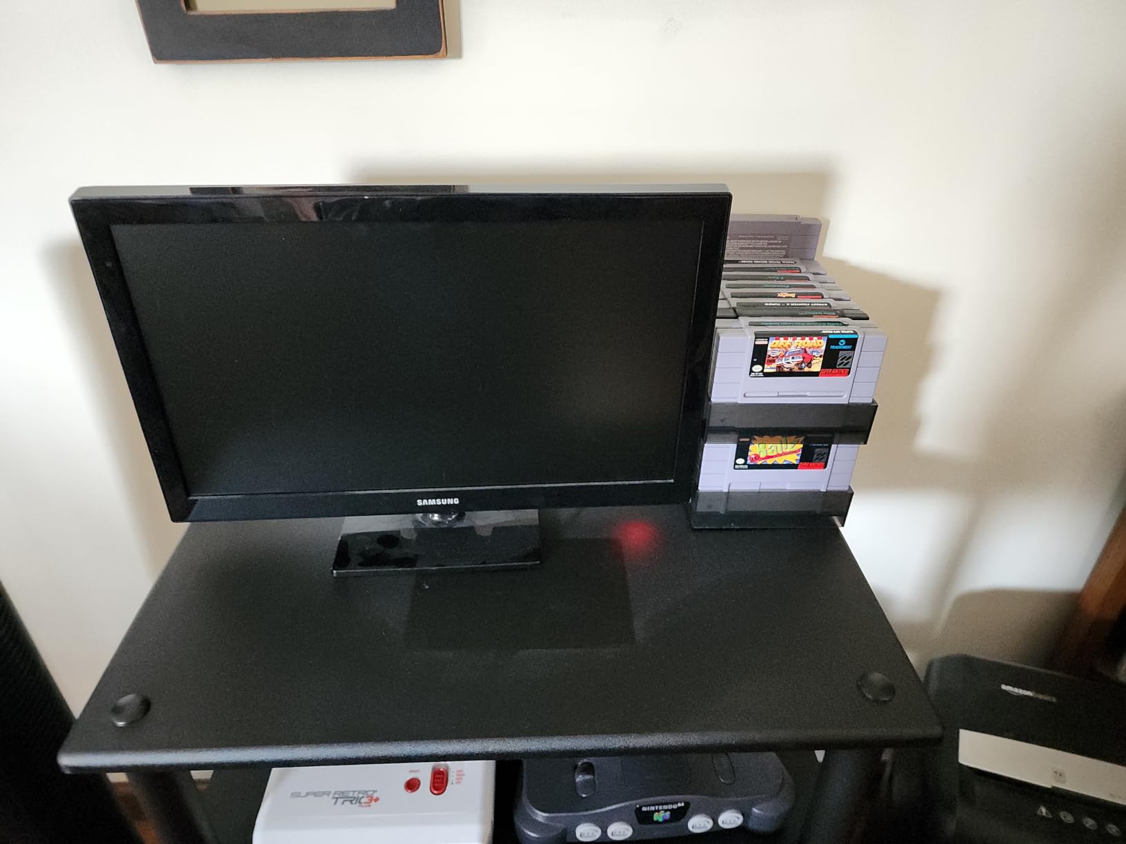 Hyperkin 10-Cartridge Holder Storage Stand for Nintendo 64 Games (2-Pack) | Stackable Retro Game Organizer for N64 Collectors customer photo 2