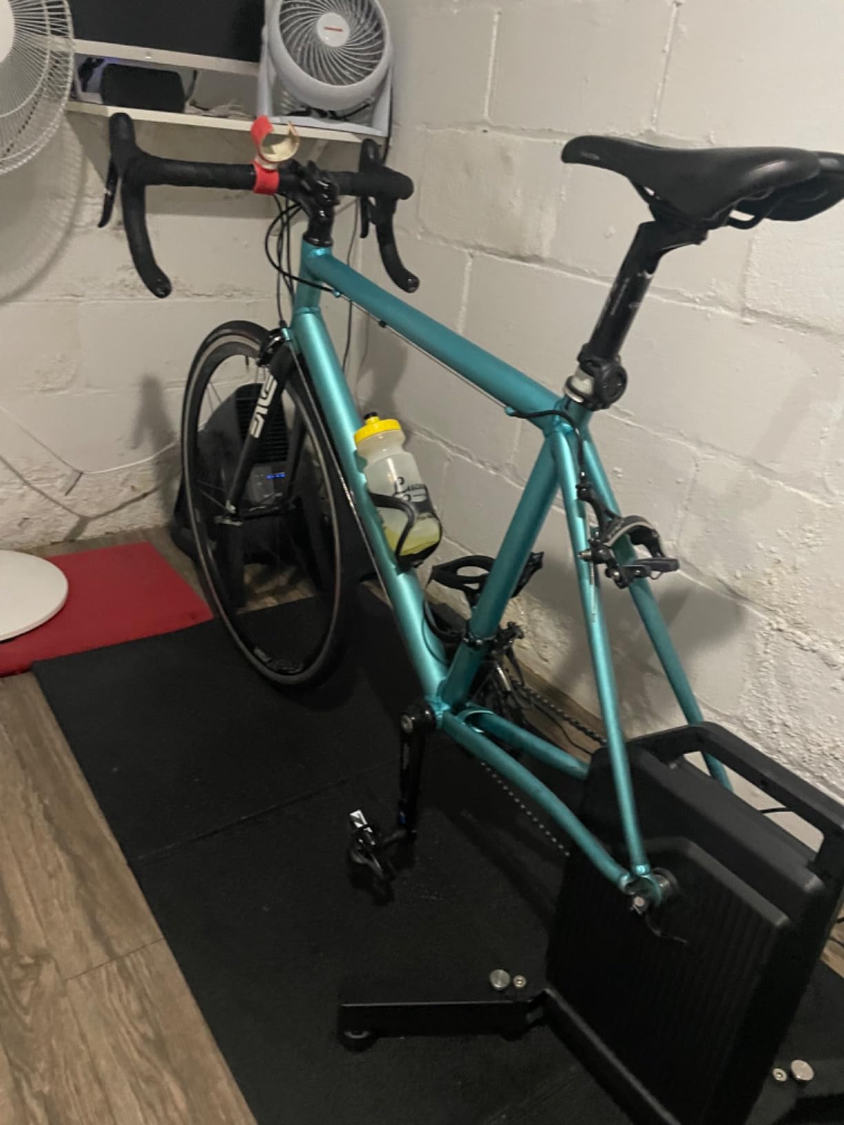 CYCPLUS T2 Smart Bike Trainer - 2200W Brushless Motor, 20% Gradient Simulator, BLE & ANT+ Dual Mode, Virtual Shifting, Triple Silent Design for Realistic Indoor Cycling(2025 Upgrade) customer photo 2