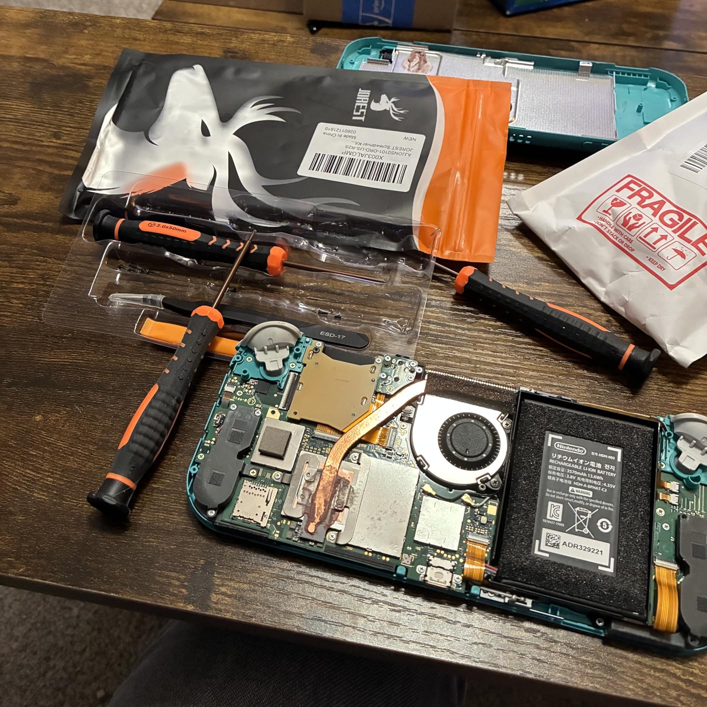 JOREST Screwdriver Kit for Switch, 6Pcs Repair Set with Triwing Y00,Y1,Phillips PH000, Tweezers, Crowbar, Triangle Pry, for Switch Lite, Joycon Controller, Wii, Gameboy Advance SP, Gamecube customer photo 1