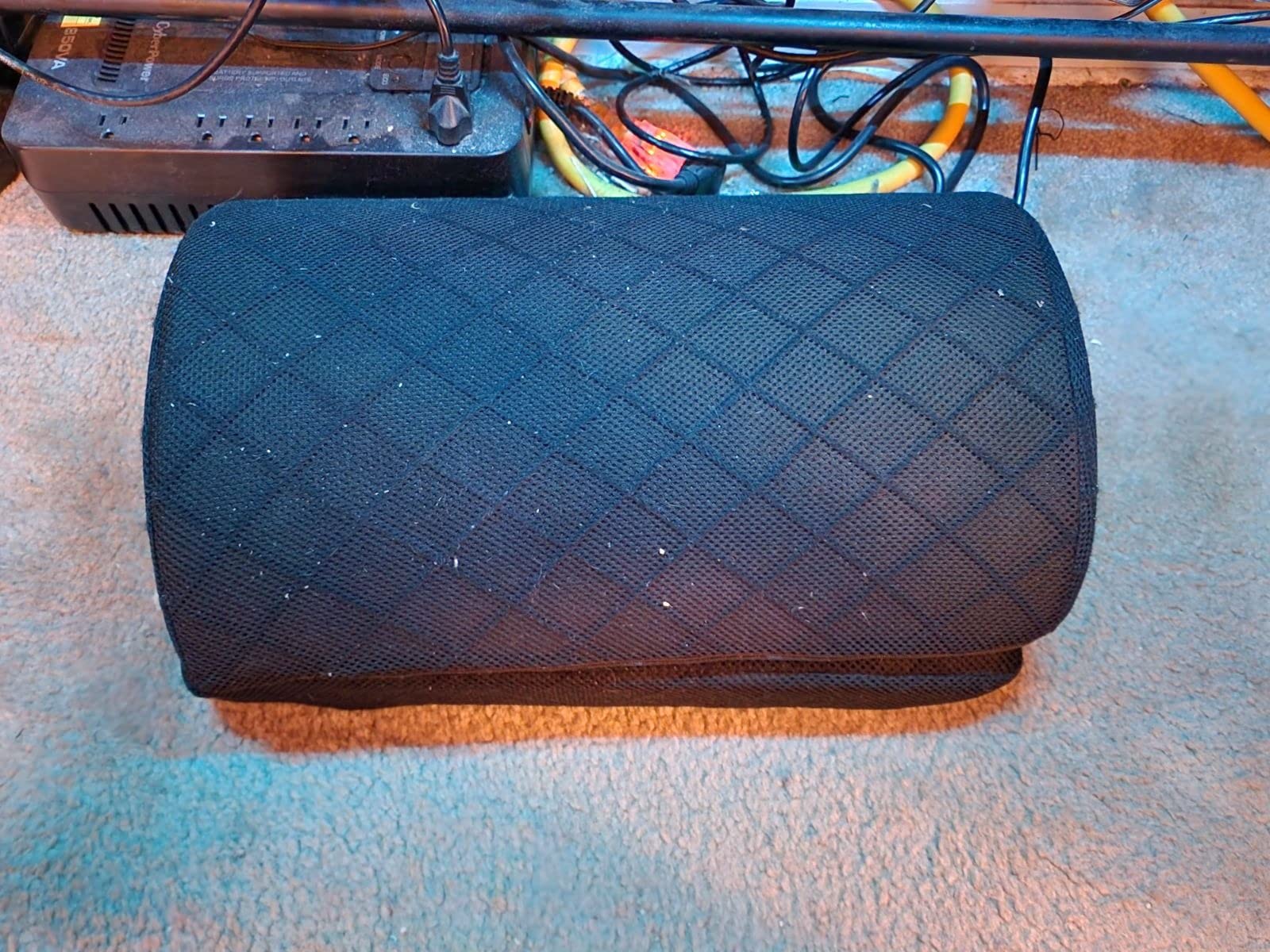 Foot Rest,Desk & Gaming Accessories,Foot Rest for Under Desk at Work,Comfortable Footrest with 2 Adjustable Heights & Removable Cover, Office Desk Accessories customer photo 2