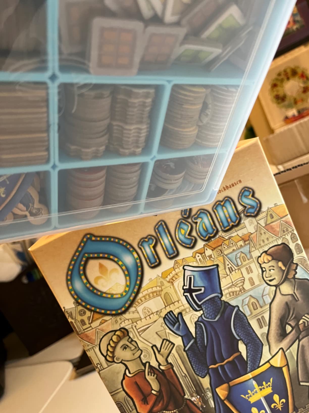 Token Silo Convertible | Store & Organize Board Game Tokens | 9 Removable Trays in 3 Different Sizes | Stackable | Convenient Space-Saving Design | Lime Green Color | Made by Gamegenic customer photo 2