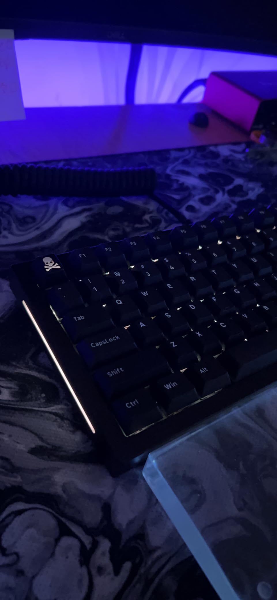 Skull Artisan Keycap, Custom Mechanical Keyboard Keycap, SA Profile, R4, Translucent Backlight customer photo 2