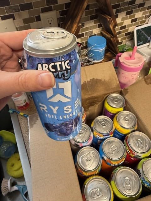 RYSE Fuel Energy Drink - Variety Pack - Sugar Free, Gluten Free & Vegan - 200mg Natural Caffeine, Taurine & Choline for Focus & Energy - No Artificial Colors - 16 fl oz Cans (12-Pack) customer photo 2