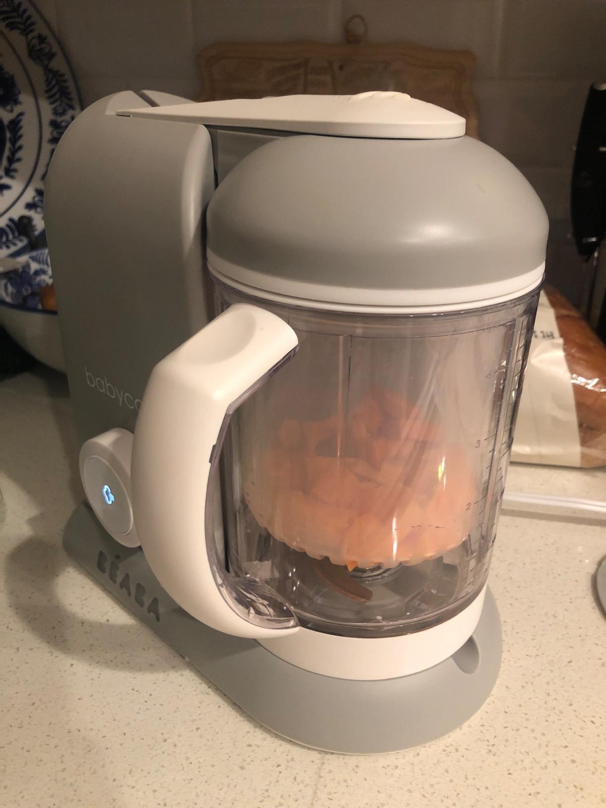 BEABA Babycook Solo 4 in 1 Baby Food Maker, Puree Steamer and Blender for Purees, Grinder with Auto Steam Cooking, Lrg Capacity 4.5 Cups 27 Servings in 20 Mins, Oat customer photo 2