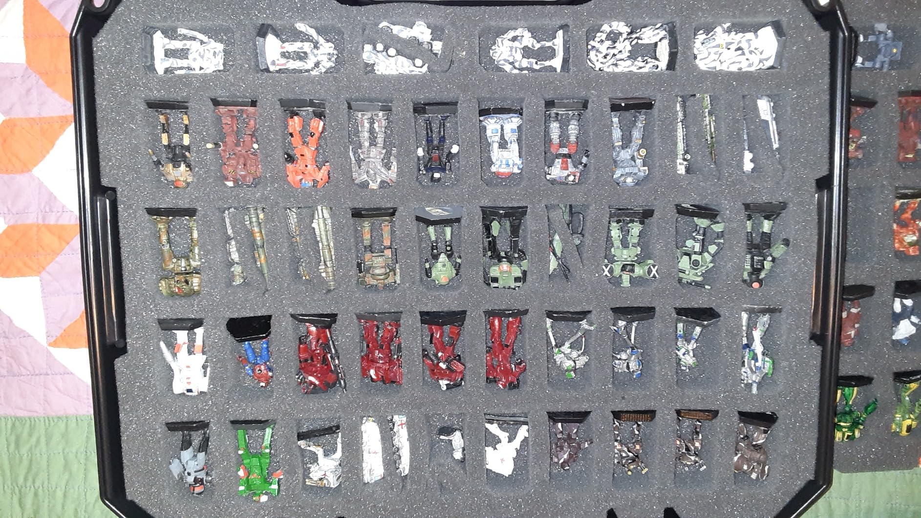 Case Club 134+ Miniature Figurine Hard Shell Carrying Case - Fits Warhammer 40k, DND, Battletech, Citadel & More! This Tabletop Army Travel & Storage Case Will Organize Your D&D and Warhammer Set customer photo 2