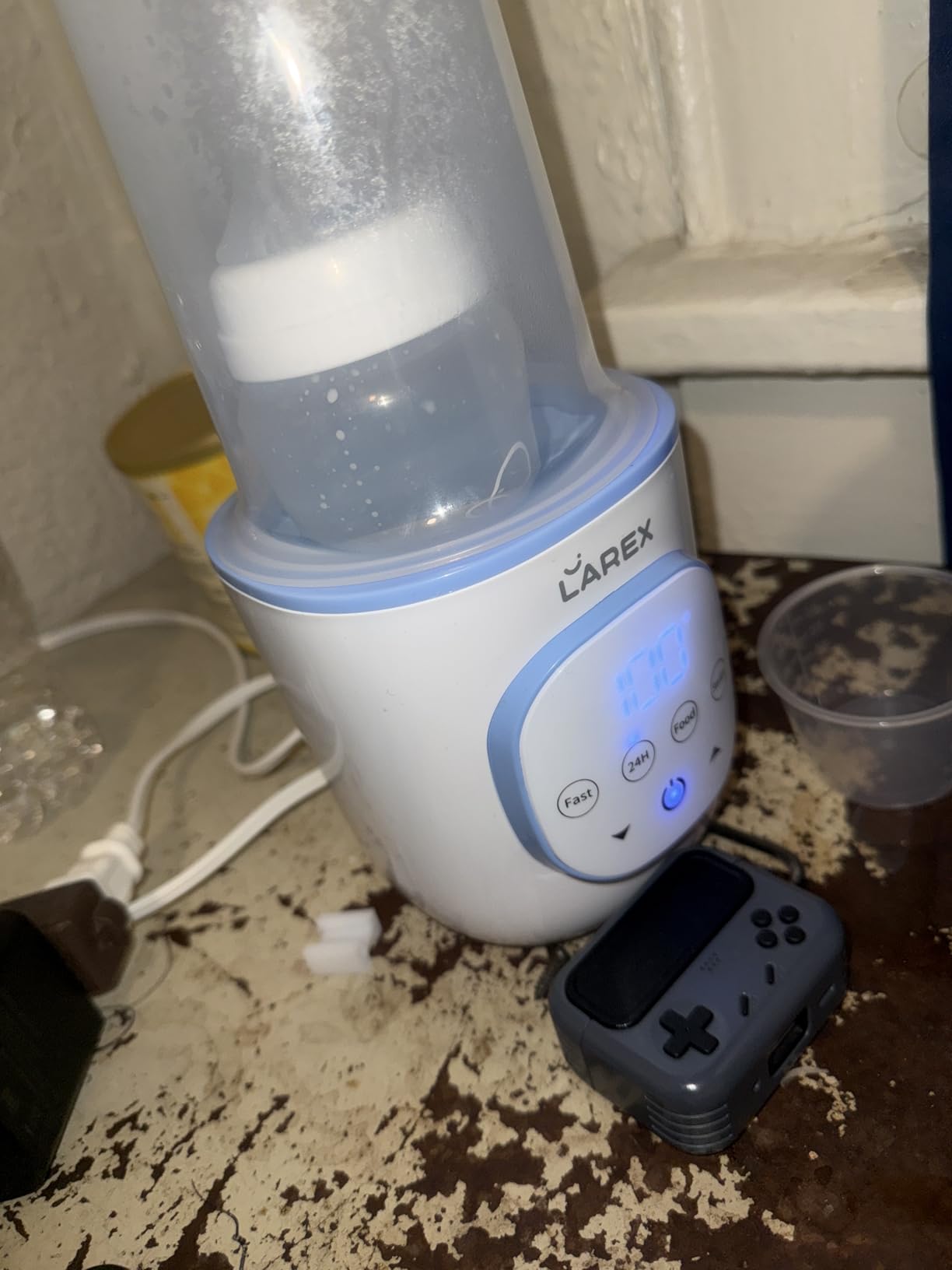 LAREX Bottle Warmer, Fast Baby Bottle Warmer for Breastmilk and Formula, with Timer and Accurate Temp Control, 8 in 1 Baby Milk Warmer BPA Free with Digital Display, Bottle Warmers for All Bottles customer photo 1