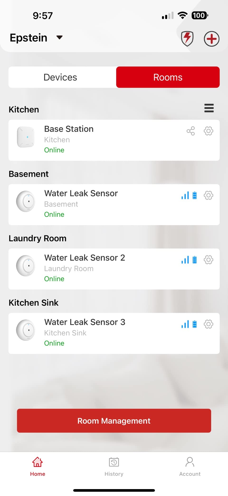X-Sense Wi-Fi Water Leak Detector, Smart Water Sensor Alarm, Water Detector Alarm with 1700 ft Transmission Range for Kitchens, Basements, Bathrooms, 3 Water Detectors & 1 Base Station, Model SWS54 customer photo 2