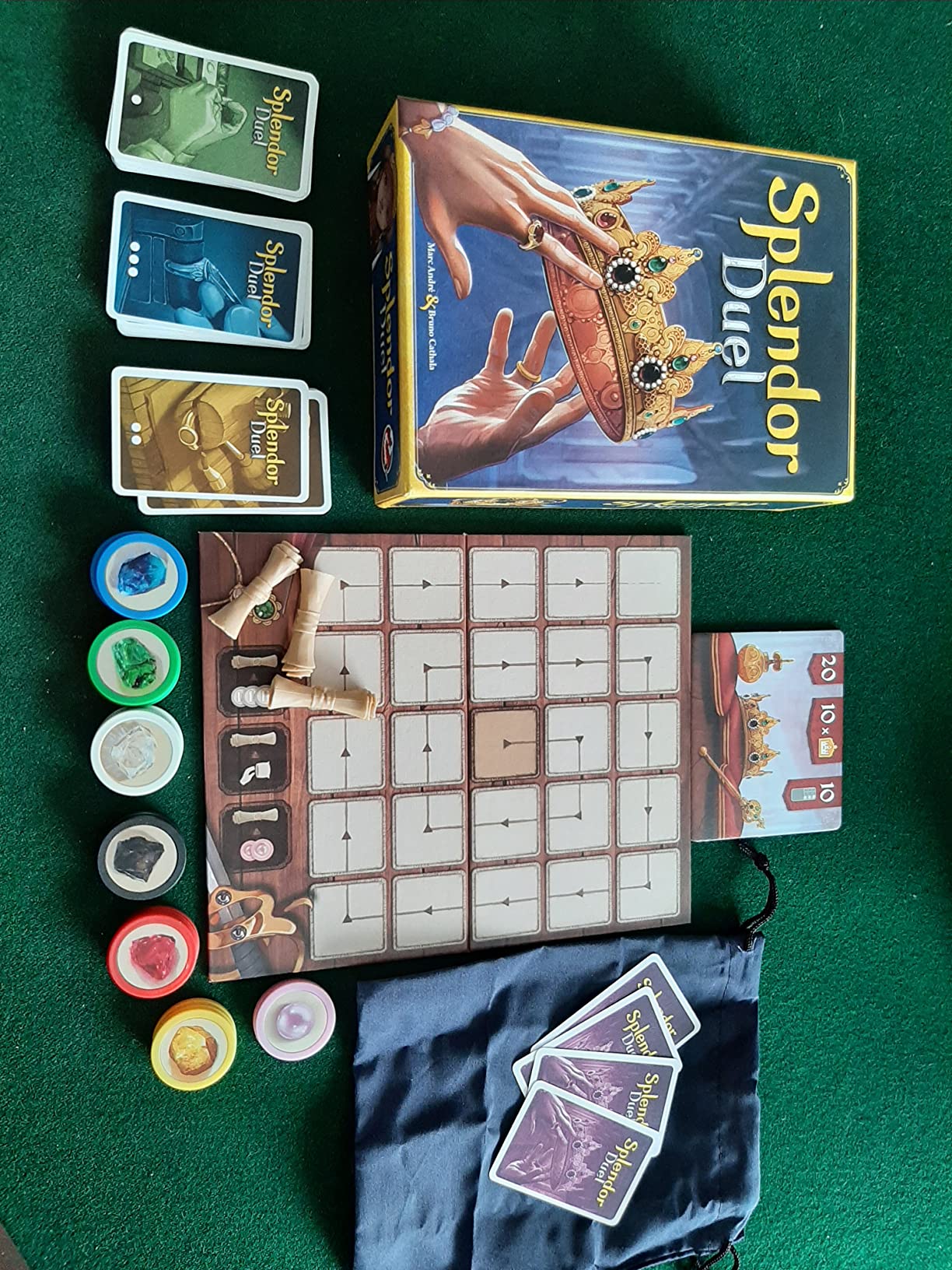 Splendor Duel Board Game - Two-Player Strategy Game for Intense Gem Collecting Battles - Fun Family Game for Kids and Adults, Ages 10+, 2 Players, 30 Minute Playtime, Made by Space Cowboys customer photo 2