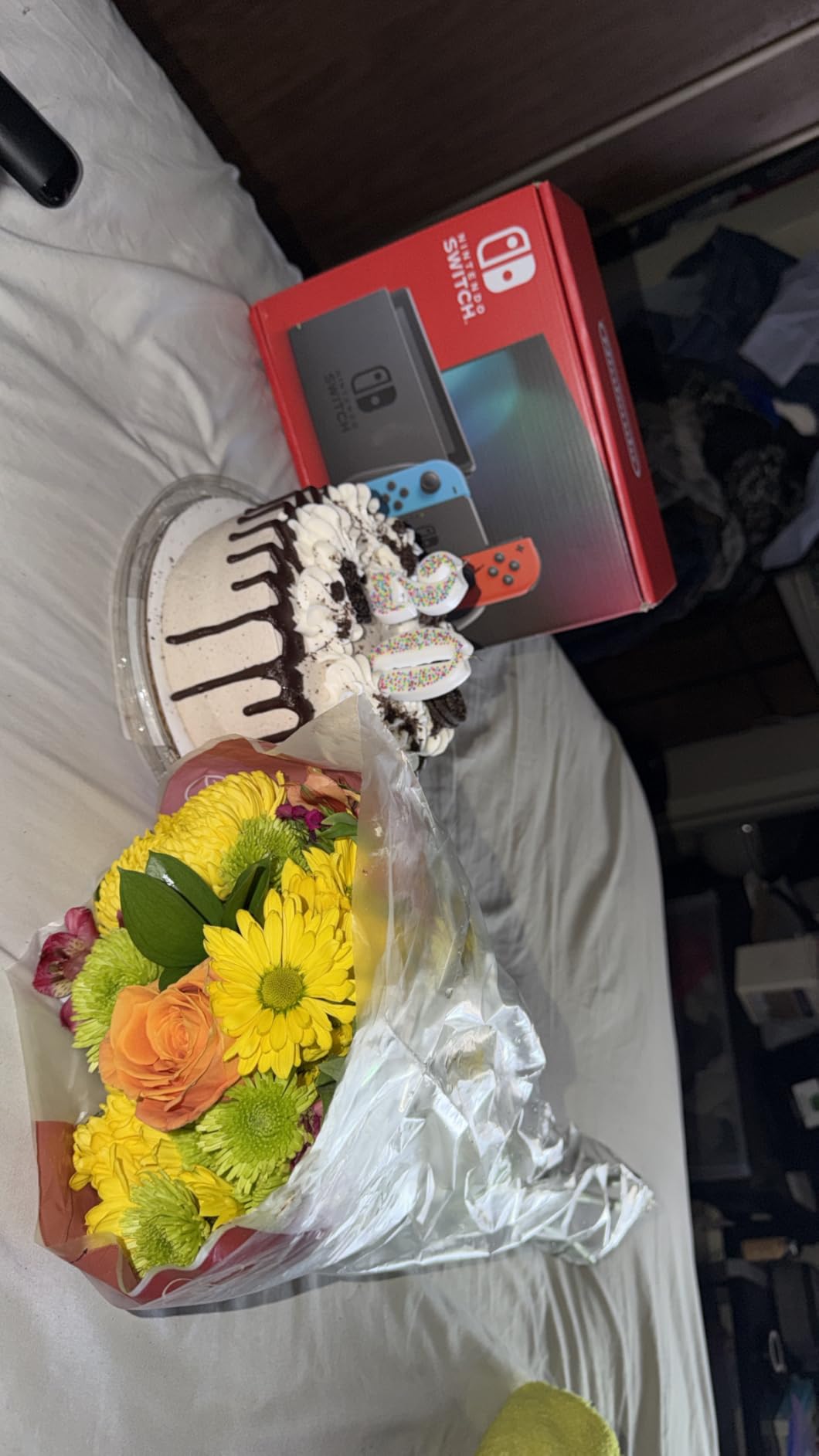 Nintendo Switch with Neon Blue and Neon Red Joy-Con - Handheld Gaming Console customer photo 2