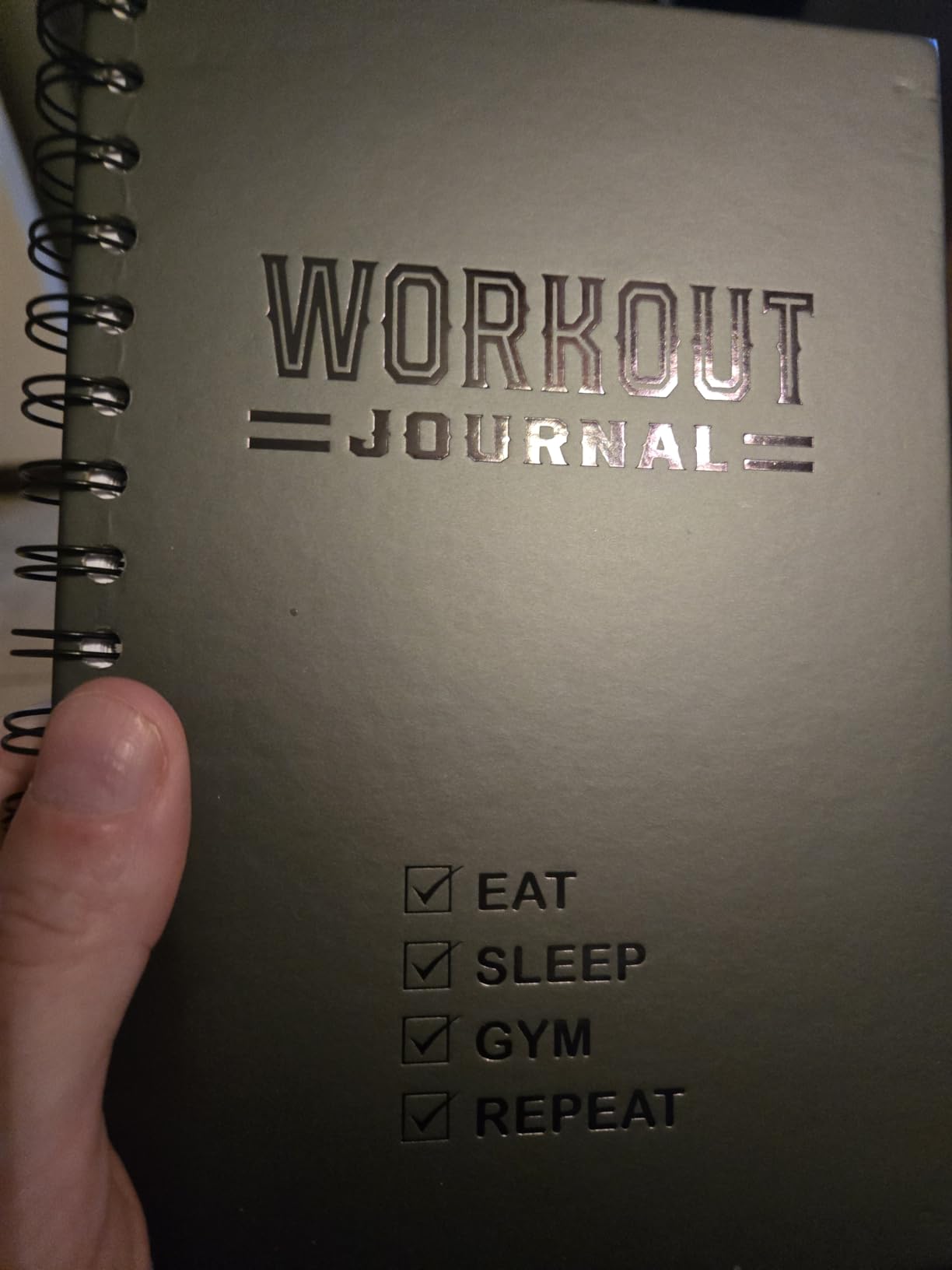 Nextnoid Hardcover Fitness Journal Workout Planner for Men & Women - A5(5.7