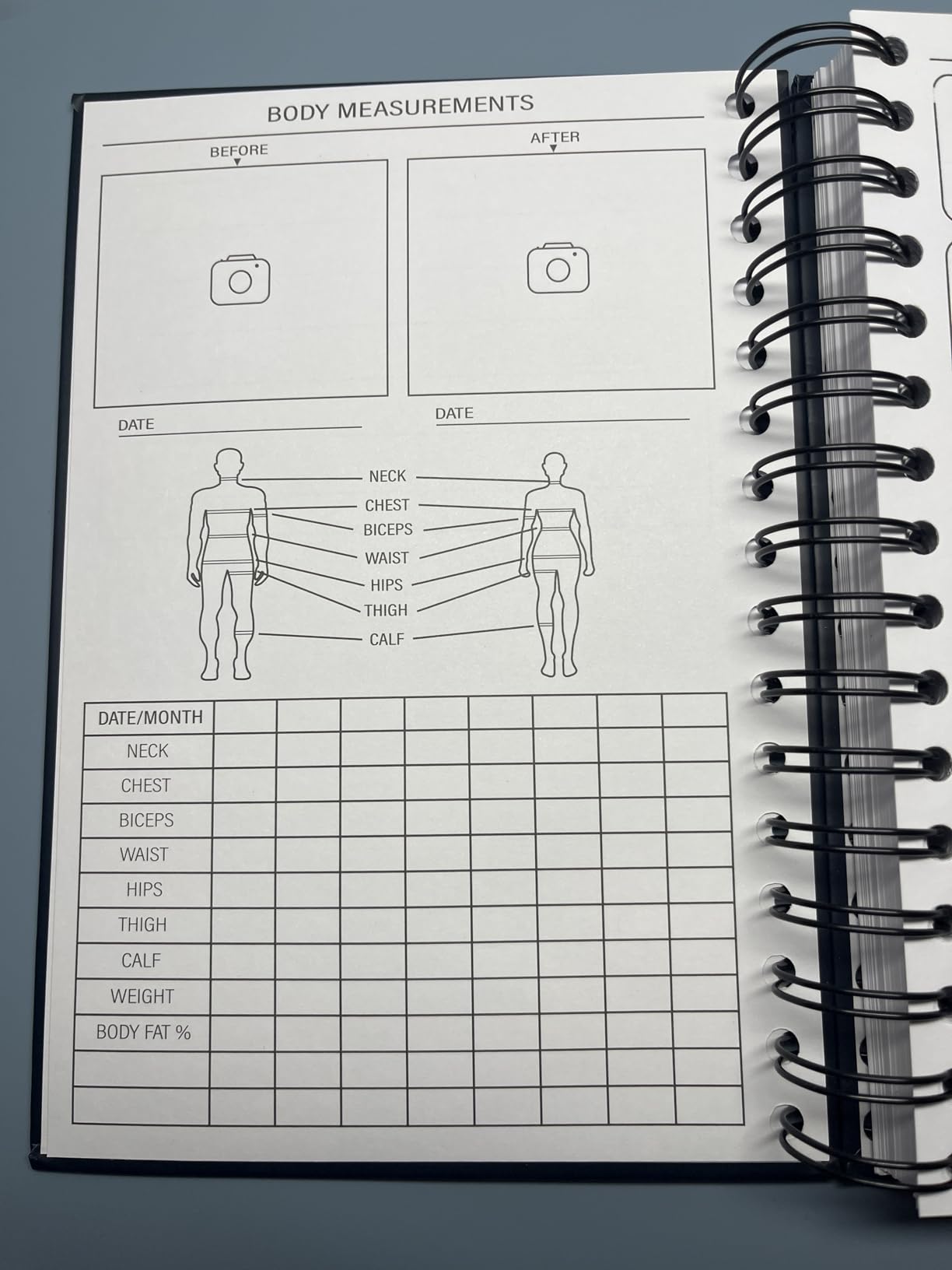 Nextnoid Hardcover Fitness Journal Workout Planner for Men & Women - A5(5.7