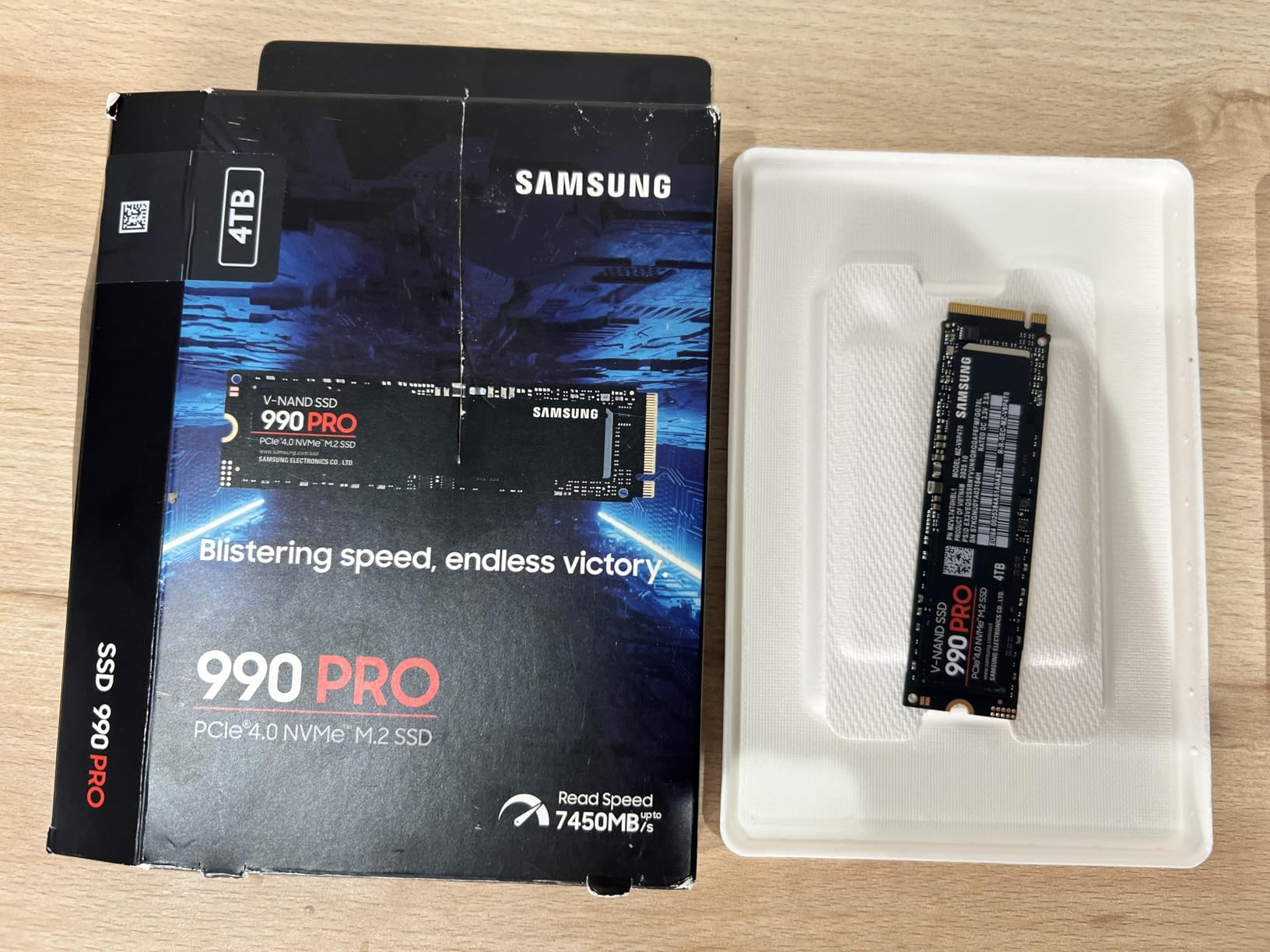 Samsung 990 PRO SSD 2TB NVMe M.2 PCIe Gen4, M.2 2280 Internal Solid State Hard Drive, Seq. Read Speeds Up to 7,450 MB/s for High End Computing, Gaming, and Heavy Duty Workstations, MZ-V9P2T0B/AM customer photo 1