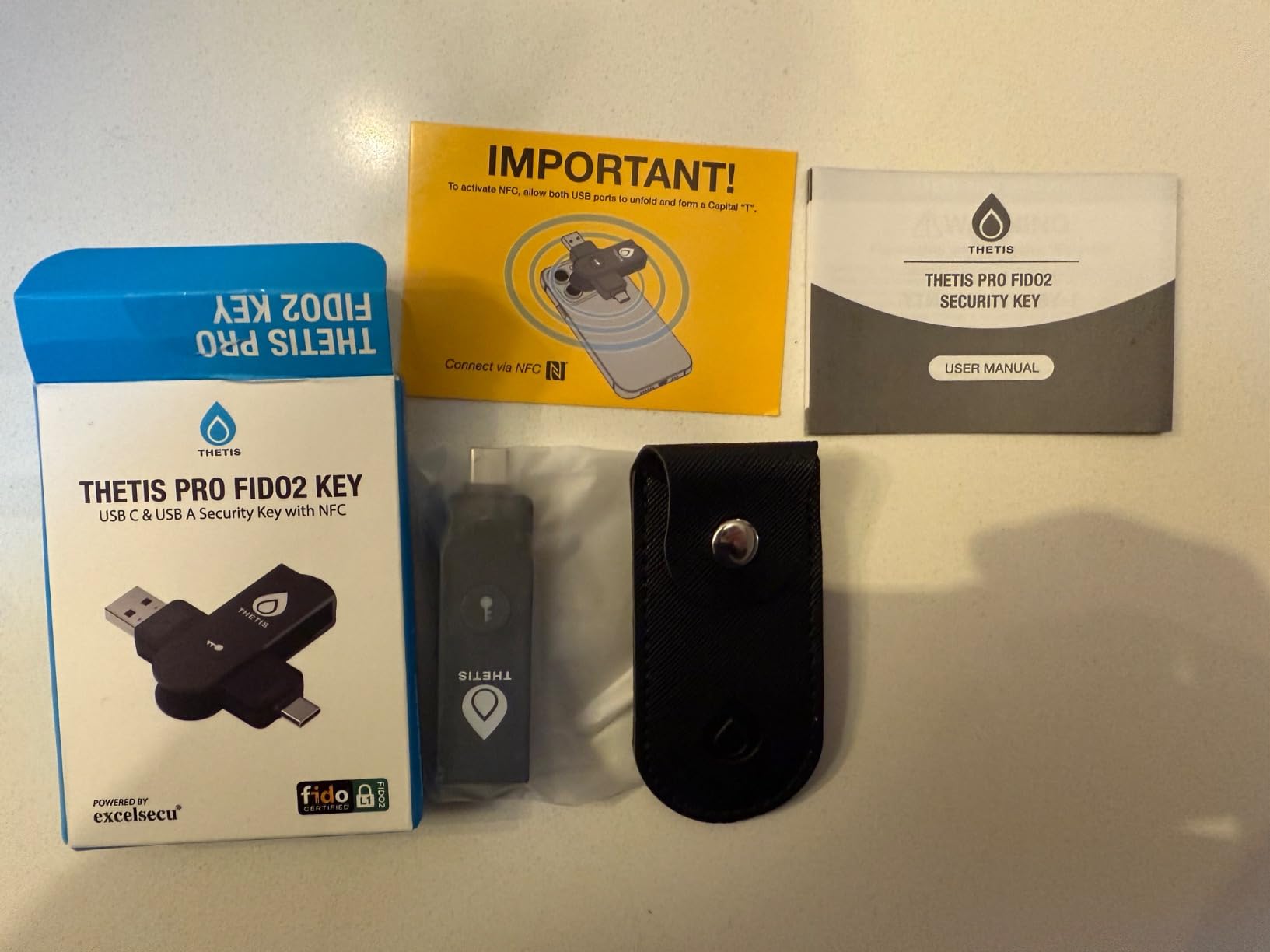 Thetis Pro FIDO2 Security Key, Two Factor Authentication NFC Security Key FIDO 2.0, Dual USB A Ports & Type C for Multi layered Protection (HOTP) in Windows/MacOS/Linux, Gmail, Facebook,Dropbox,Github customer photo 1