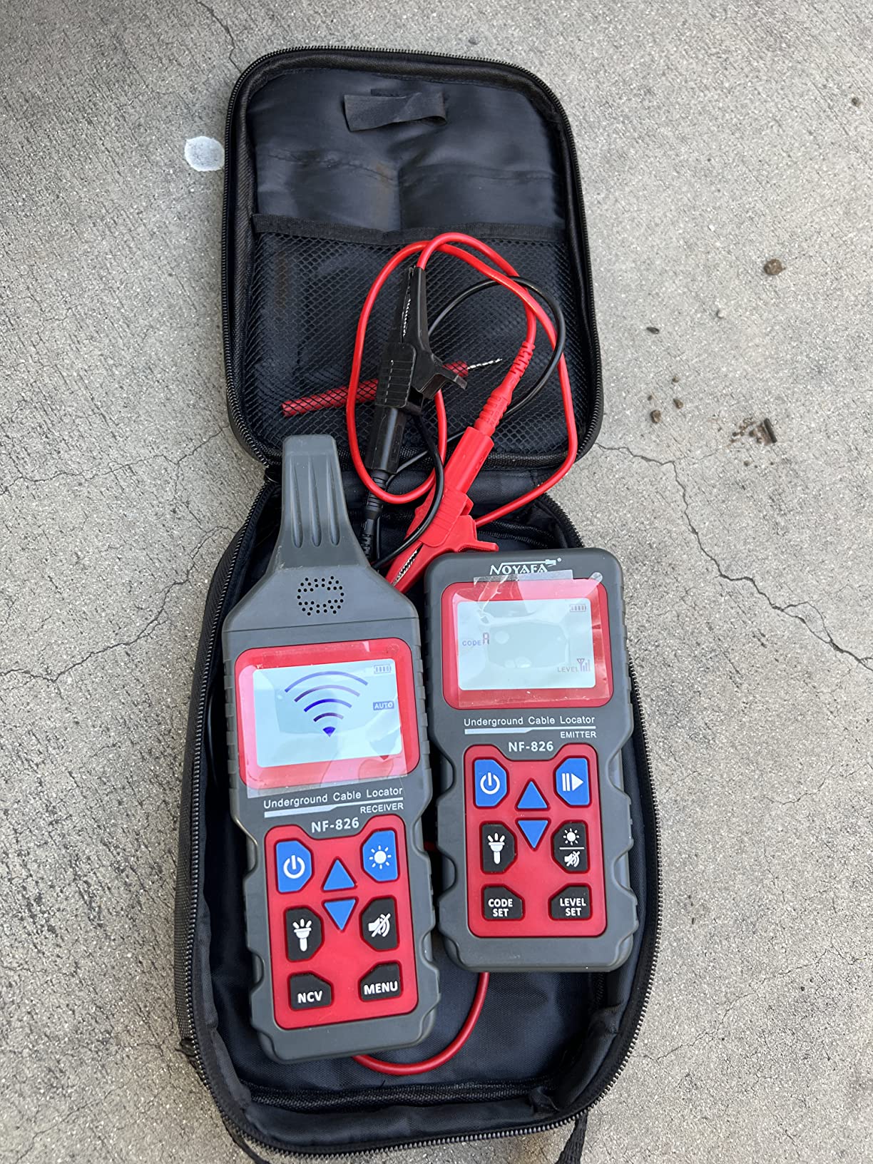 NOYAFA nf-826 Underground Cable Locator, Wire Tracking Detector, wall and Underground Pipeline Wire Detector. Fuse, Switch, Short Circuit Breaker Fault Finder/Rechargeable Underground Wire Detector customer photo 1