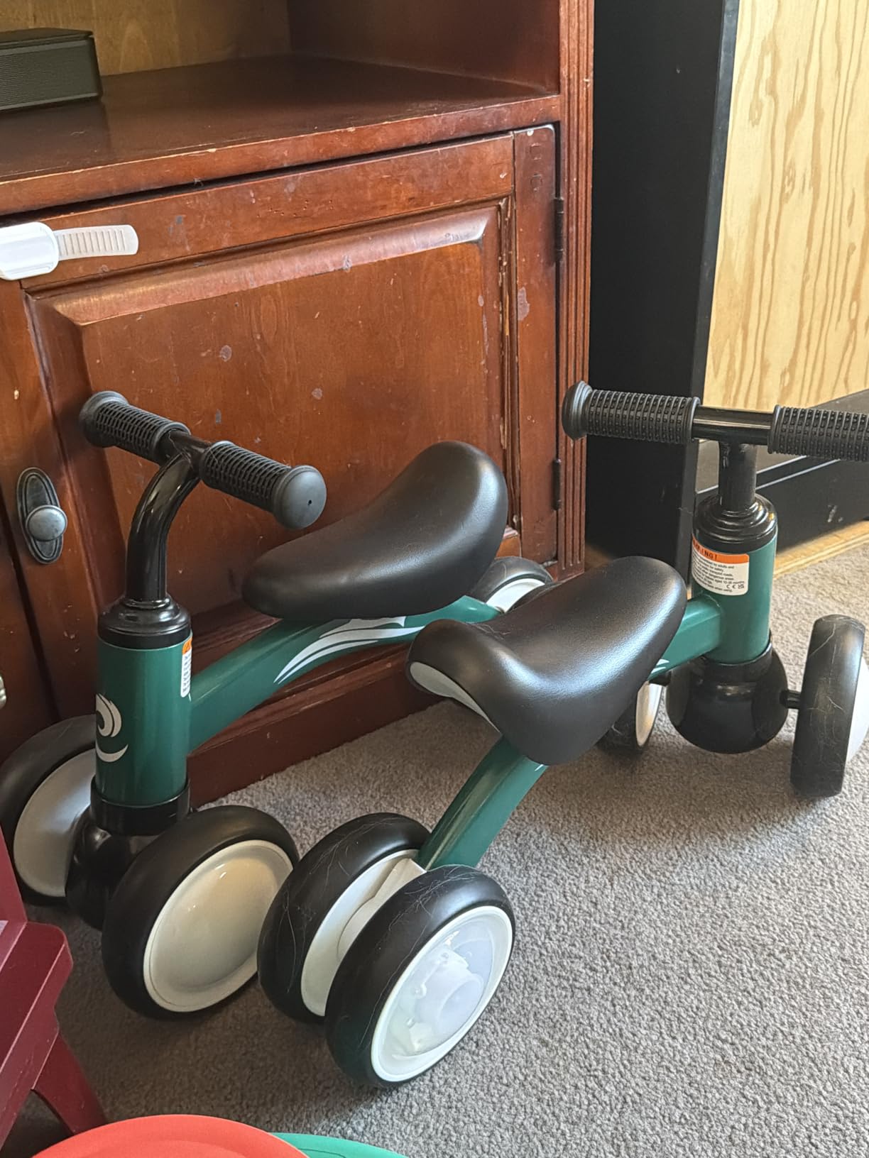 Colorful Lighting Baby Balance Bike for 1 Year Old customer photo 1