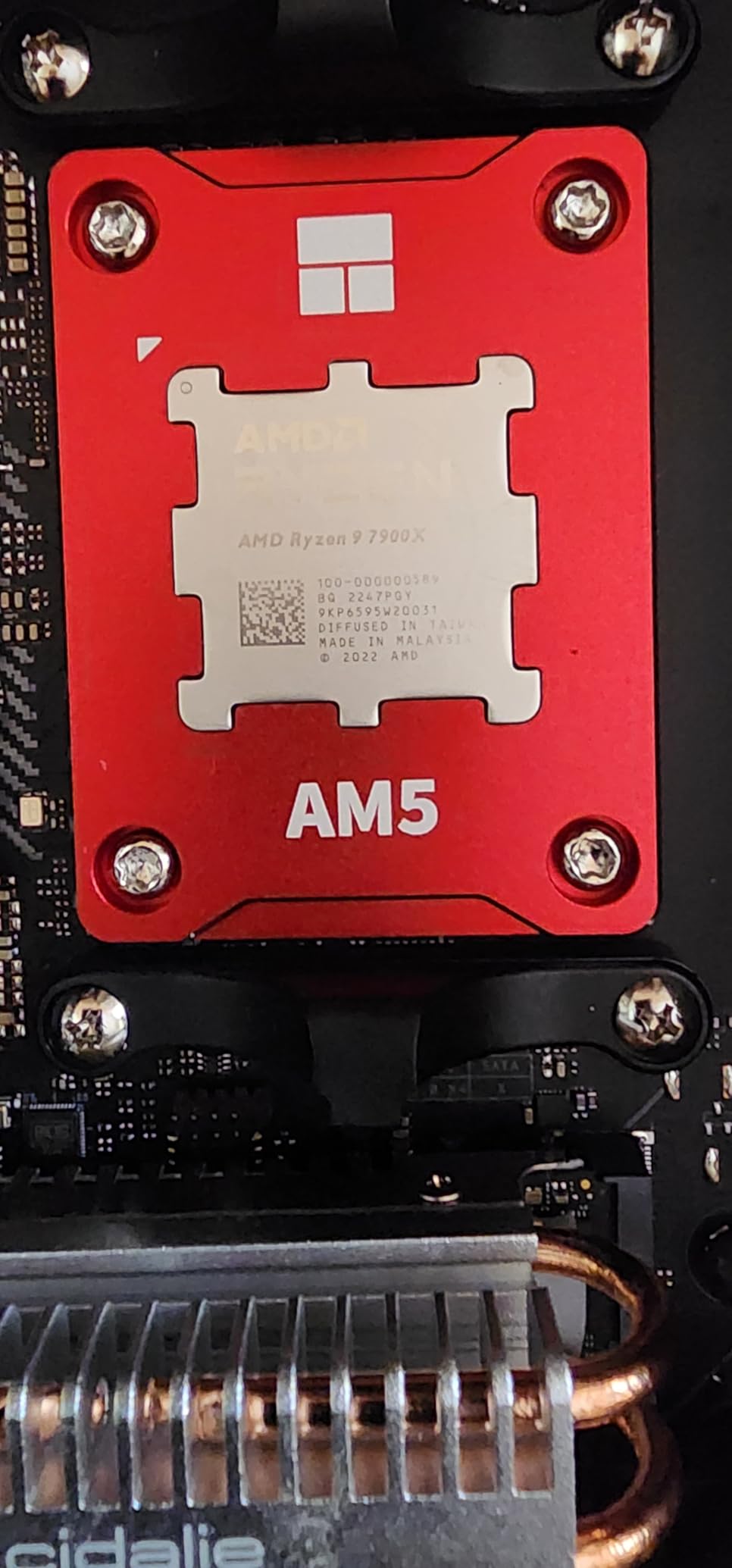 Thermalright ASF-RED AM5 CPU Holder, Corrective Anti-Bending Fixing Frame, AM5 Full-fit Fixed Non-Marking Mounter, AM5 Anti-Bending Contact Frame, CPU Cooler Standard customer photo 1