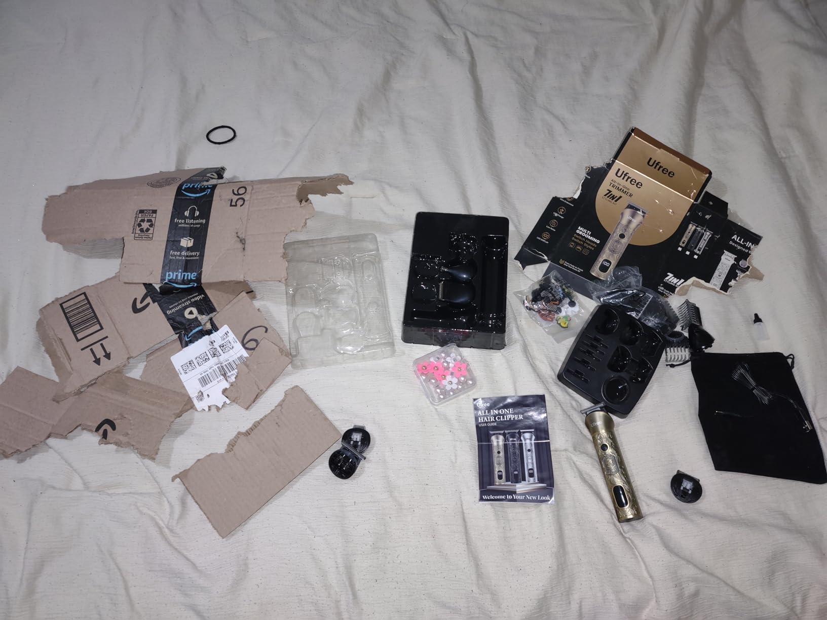 Ufree Beard Trimmer for Men, Electric Razor Shaver, Cordless Hair Clipper Shaving Kit for Mustache Body Nose Ear Hair Facial, Adjustable Beard Grooming Kit Birthday Gifts for Men customer photo 2