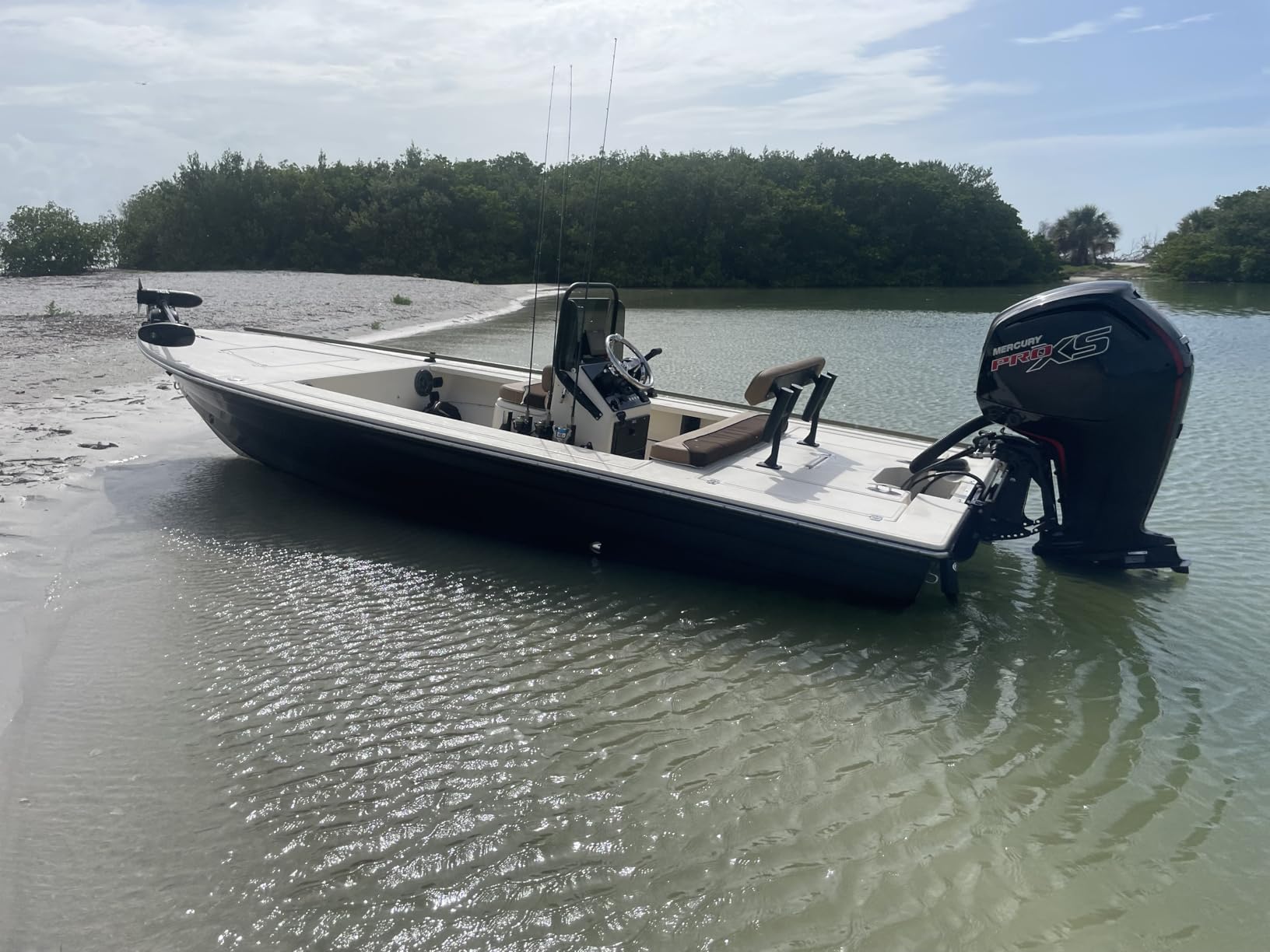 1200D Waterproof Boat Cover - Fits 16' to 18.5' ft Bass, V-Hull, Tri-Hull, Fish & Ski, Runabout Bowrider Boats - Heavy Duty Canvas Black customer photo 2