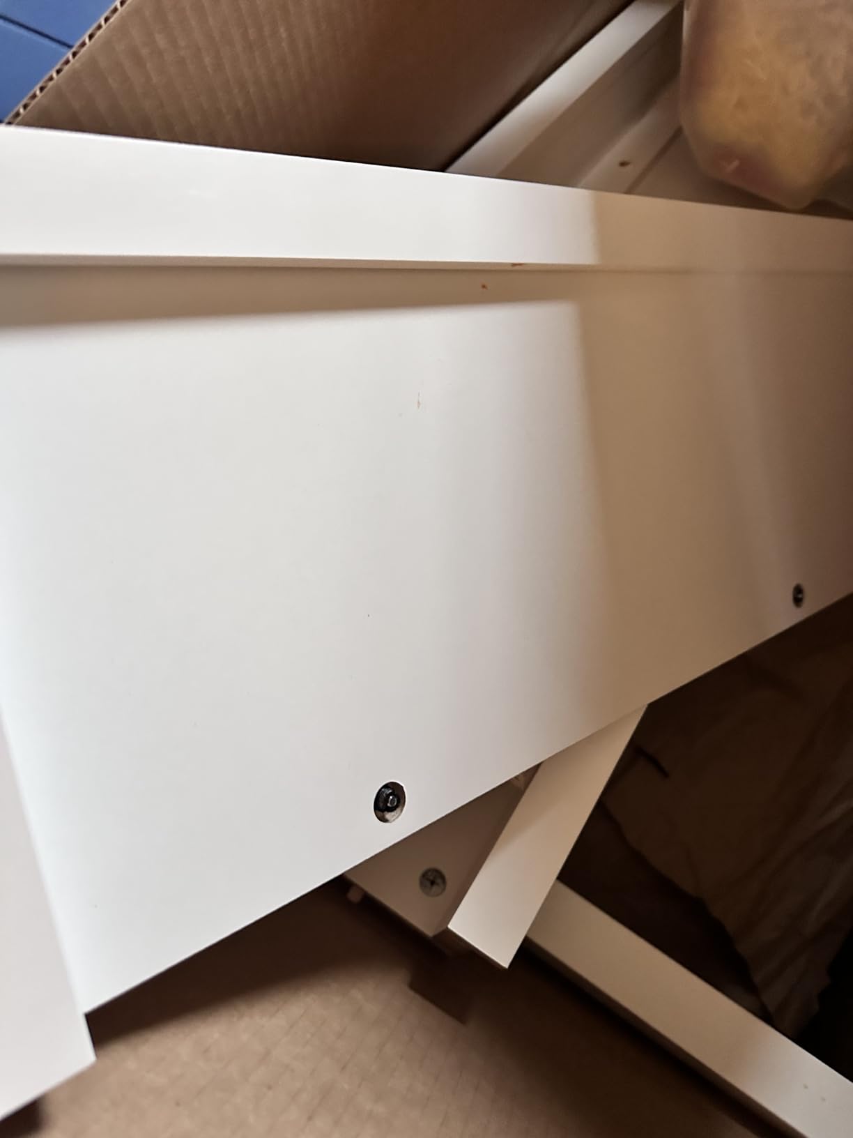 Sauder Cottage Road Coffee Table/Gaming Table with Removable Top, Soft White Finish customer photo 2