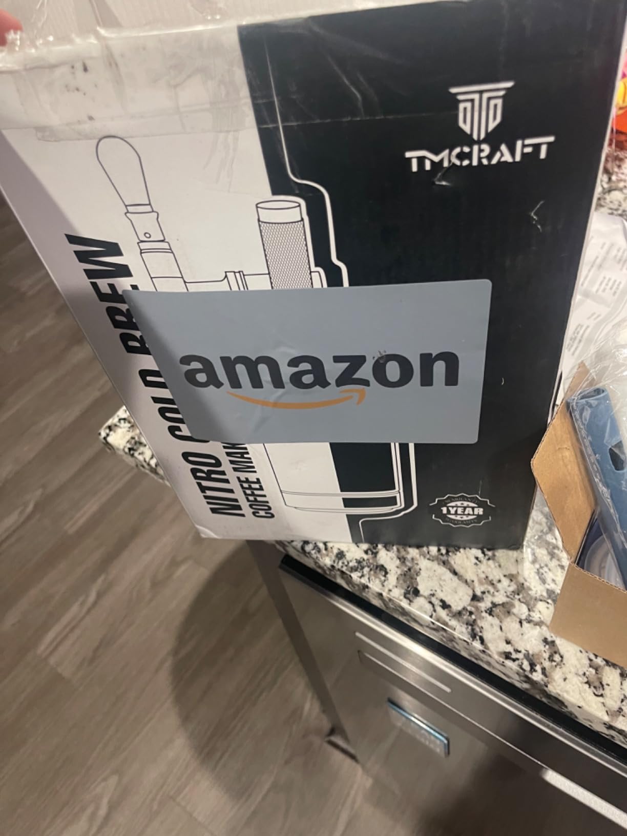 TMCRAFT 128oz Nitro Cold Brew Coffee Maker, Home Brew Coffee Keg with Stainless Steel Stout Creamer Faucet & Pressure Relieving Valve customer photo 2