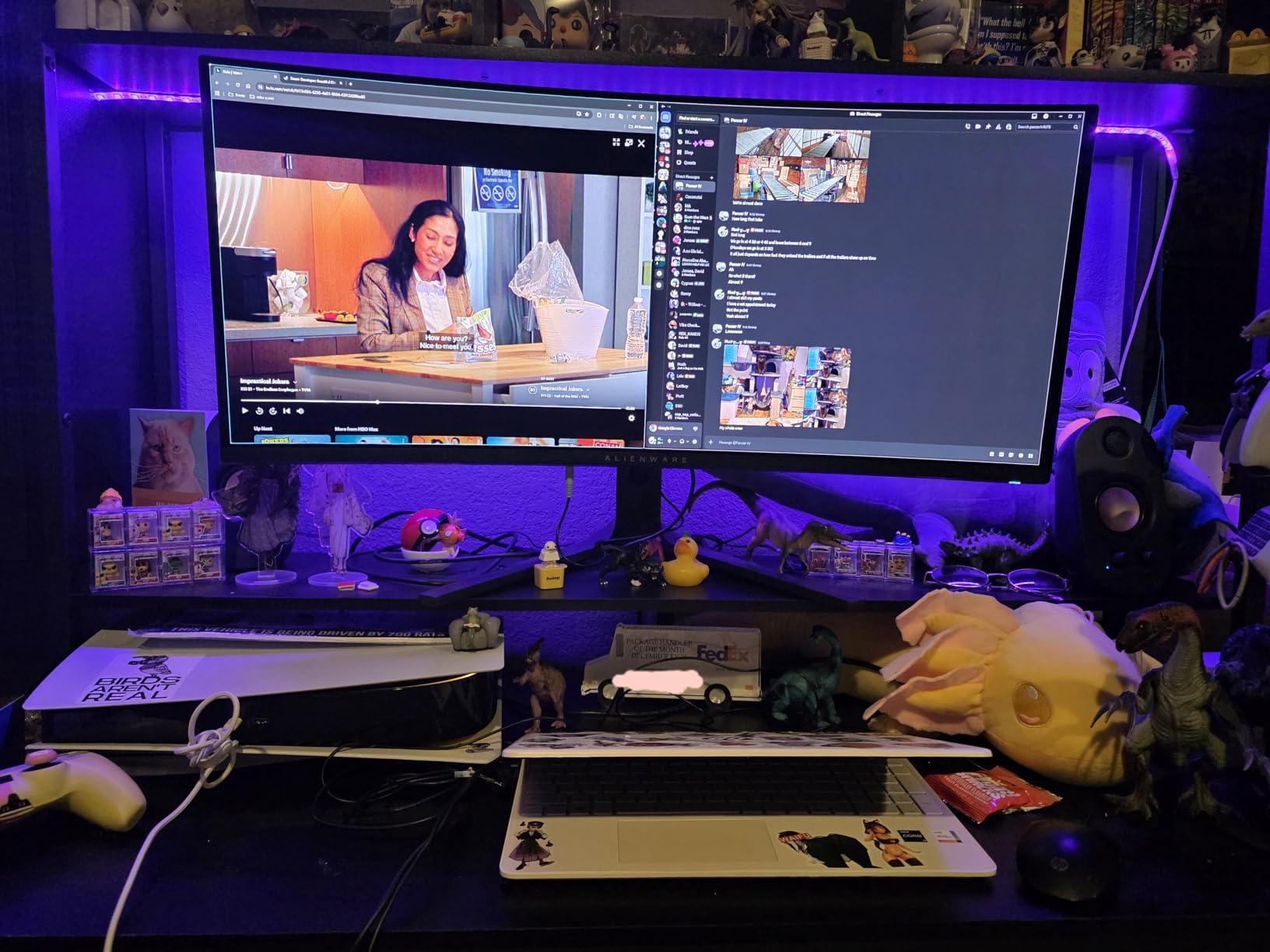 Alienware AW3423DWF Curved QD-OLED Gaming Monitor - 34-inch Quantum Dot OLED 0.1Ms 165Hz 21:9 Curved Display, 99.3% DCI-P3 Color Gamut, VESA DisplayHDR True Black 400, AMD FreeSync Premium Pro - Black customer photo 1