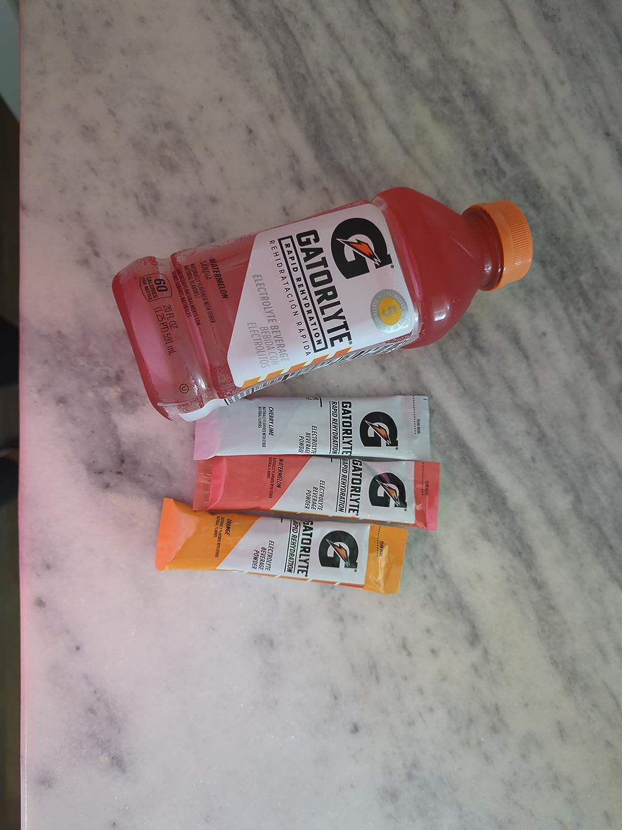 Gatorlyte Rapid Rehydration Electrolyte Beverage, Variety Pack, Lower Sugar, Specialized Blend of 5 Electrolytes, No Artificial Sweeteners or Flavors, 18 pack customer photo 2