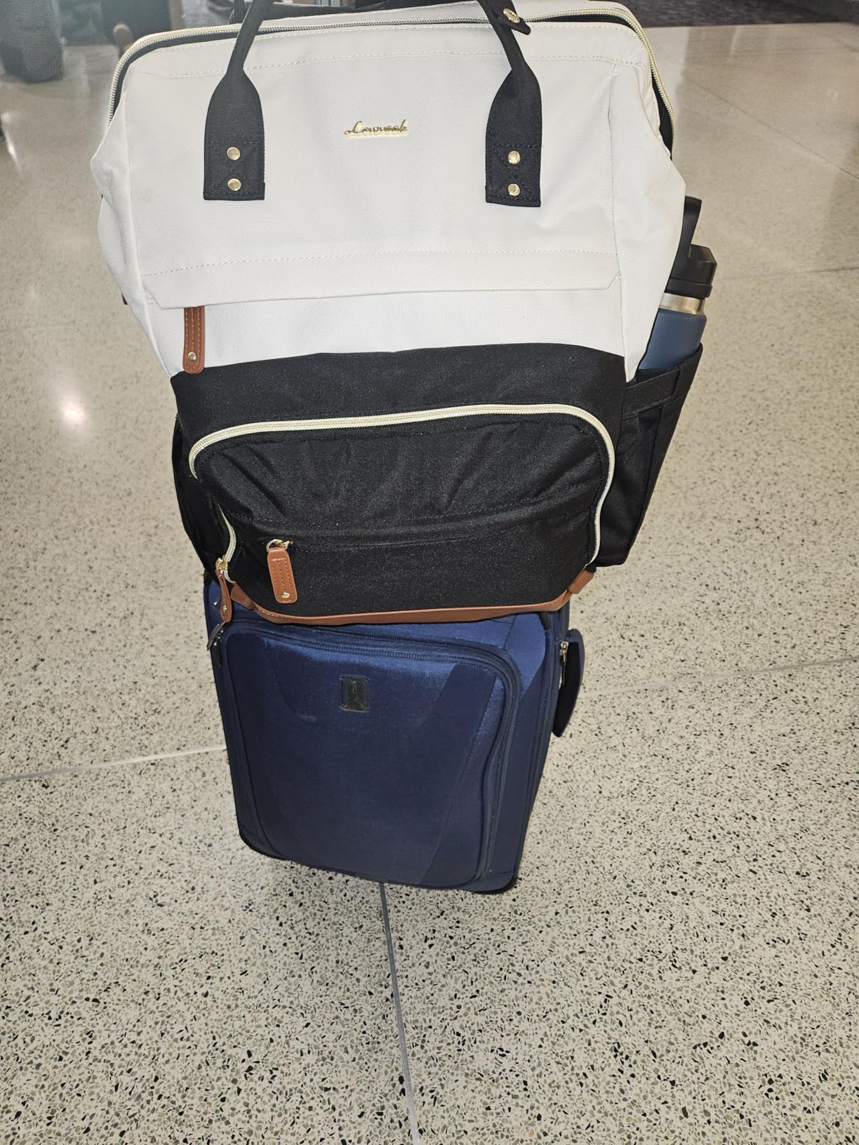 LOVEVOOK Laptop Backpack for Women, 15.6 Inch Work Business Backpacks Purse With Large Capacity, Waterproof Nurse Bag College Bookbag for School, Waterproof Casual Daypack for Travel customer photo 2