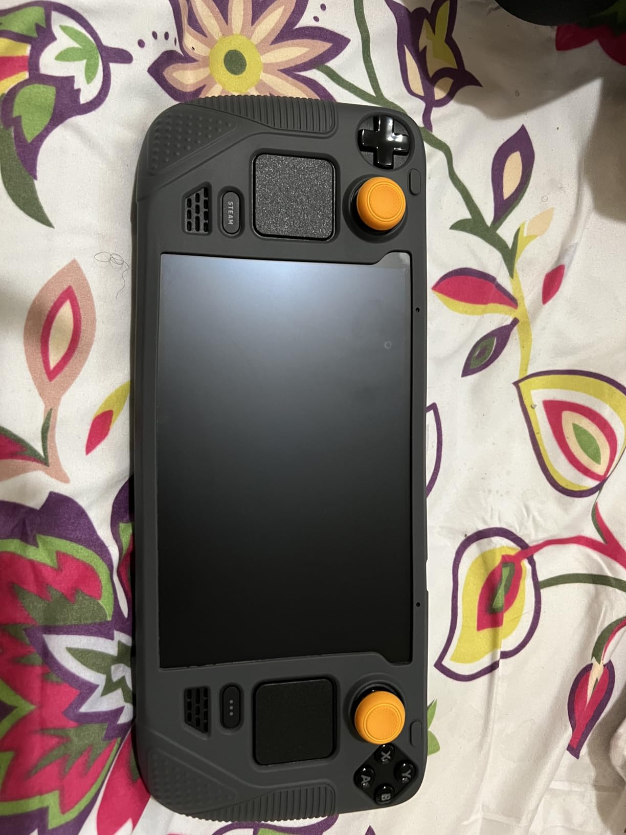 Syntech Protective Case Compatible with Steam Deck Accessories Console OLED/LCD, All-Round Protection with Non-Slip Thumb Grips, Silicone Cover for Enhanced Fit and Alignment-Gray customer photo 1