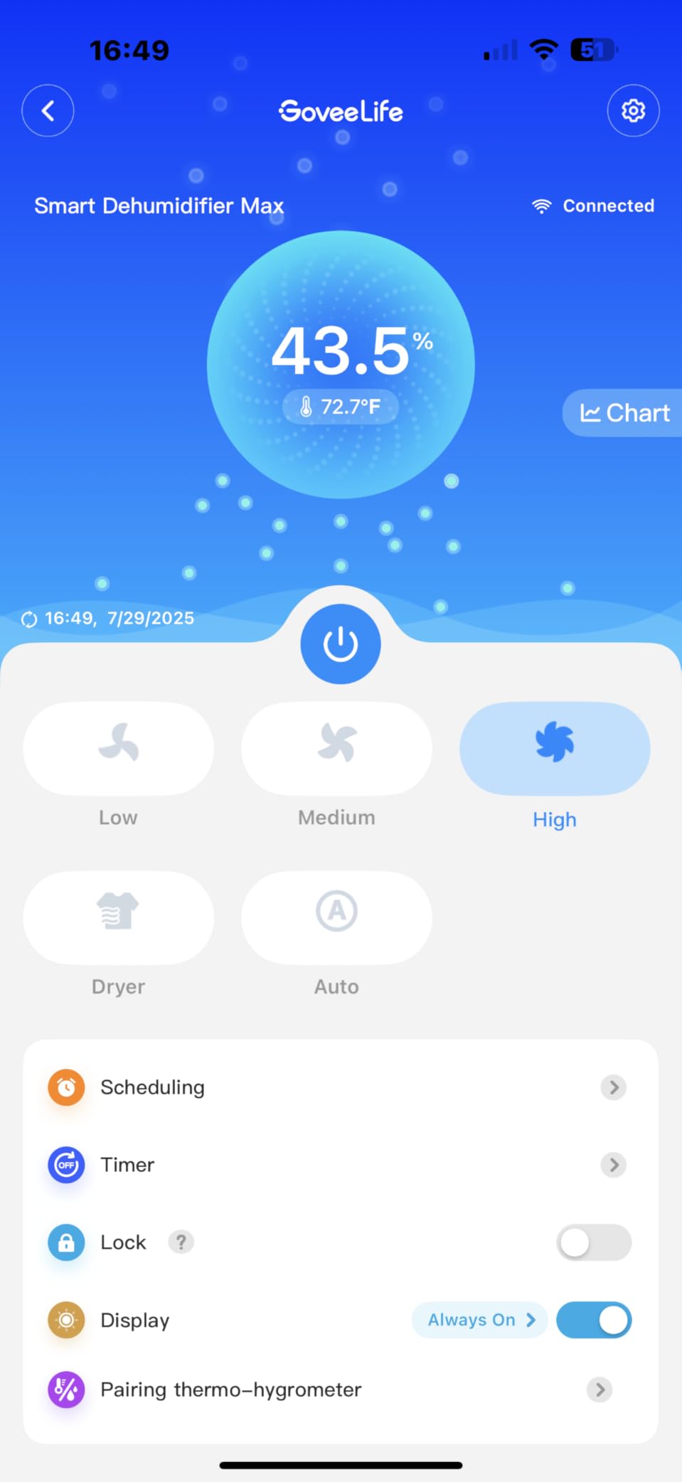 GoveeLife Dehumidifier for Home 4,500 Sq.Ft, 50 to 137 Pint Smart Auto Humidity Control, Drain Hose, 2.0Gal Bucket, Compressor Dehumidifiers for Basement with Auto Shut Off, Bathroom, Garage, w/WiFi customer photo 2