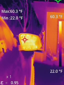 TOPDON TC004 Thermal Imaging Camera, 320 x 240 TISR Resolution, 256 x 192 IR High Resolution, 12-Hour Battery Life Handheld Infrared Camera with PC Analysis and Video Recording Supported, 32GB SD Card customer photo 1