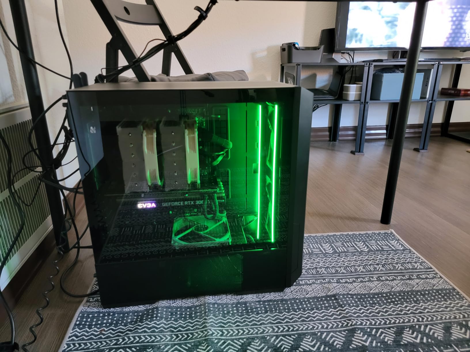 Lian Li Lancool 216 Mid-tower case with high cooling performance - Includes dual front 160MM PWM fans and 1 rear 140MM PWM fan - Airflow focused - Up to 10 fans (LANCOOL 216-X) customer photo 2