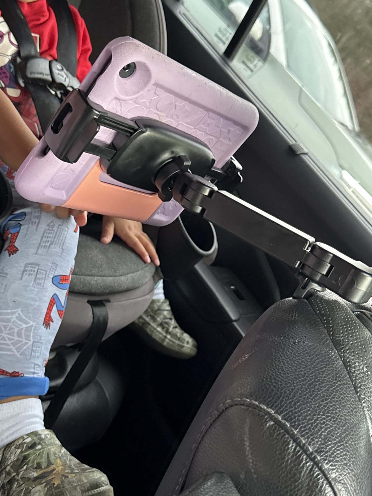 Lamicall Car Headrest Tablet Holder - [3 in 1 Extension Arm] Adjustable Tablet Car Mount for Back Seat, Gifts Road Trip Essentials for Kids, for 4.7-11