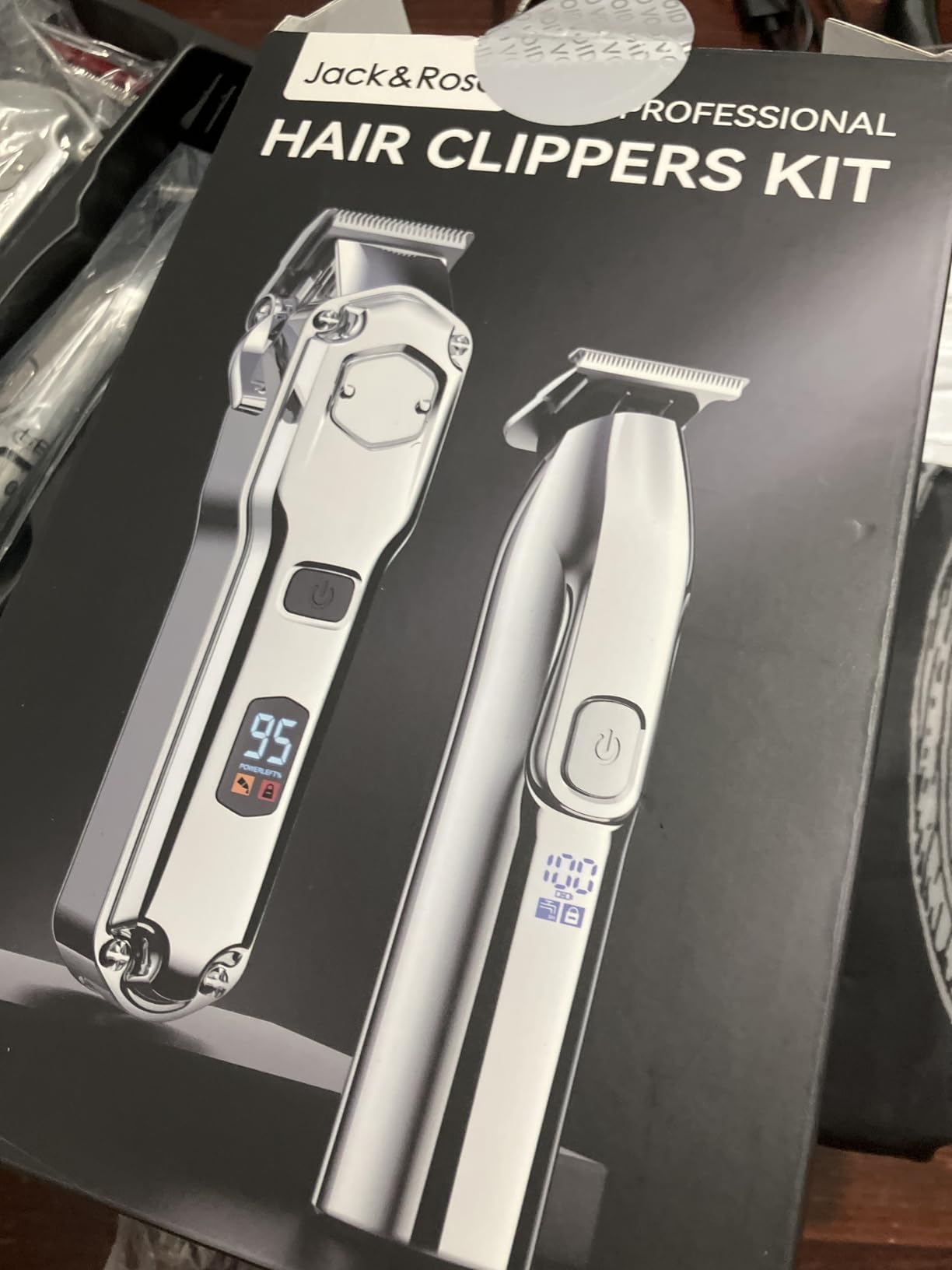 Jack & Rose Clippers and Trimmers Set, Cordless Hair Clippers for Men, Barber Clippers Set customer photo 1
