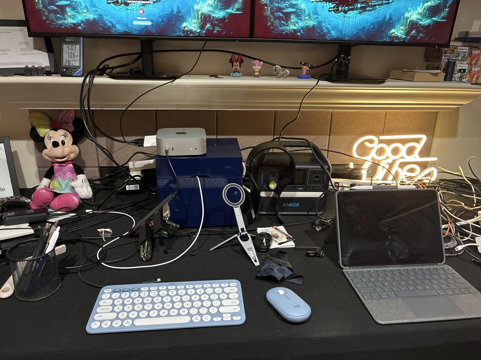 Pebble Keys 2 K380s, Multi-Device Bluetooth Wireless Keyboard with Customizable Shortcuts, Slim and Portable, Easy-Switch for Windows, macOS, iPadOS, Android, Chrome OS - Tonal Graphite customer photo 1