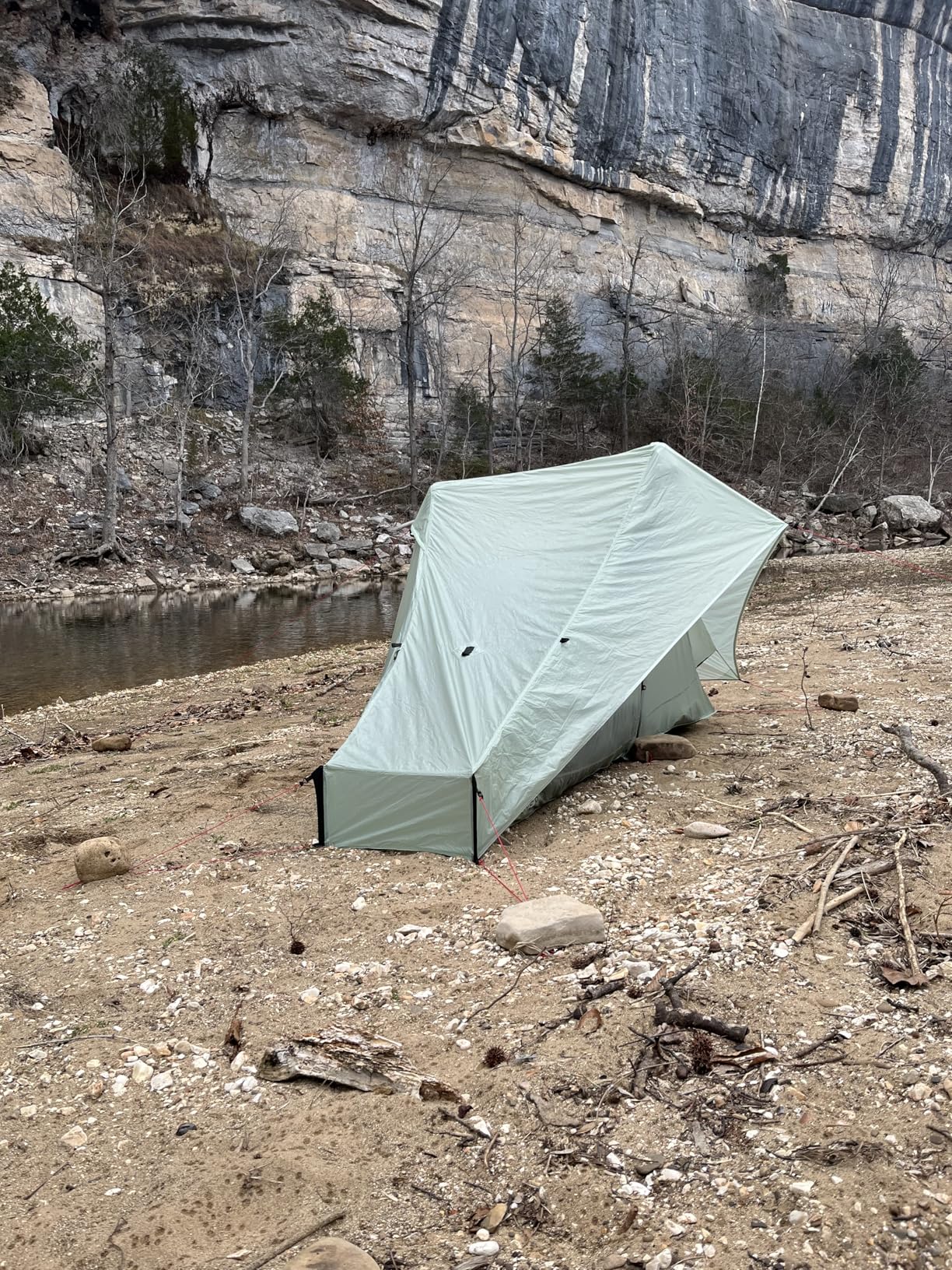 Featherstone Backbone Ultralight Tent for Backpacking, Camping, Thru Hiking - Trekking Pole Backpacking Tent customer photo 1