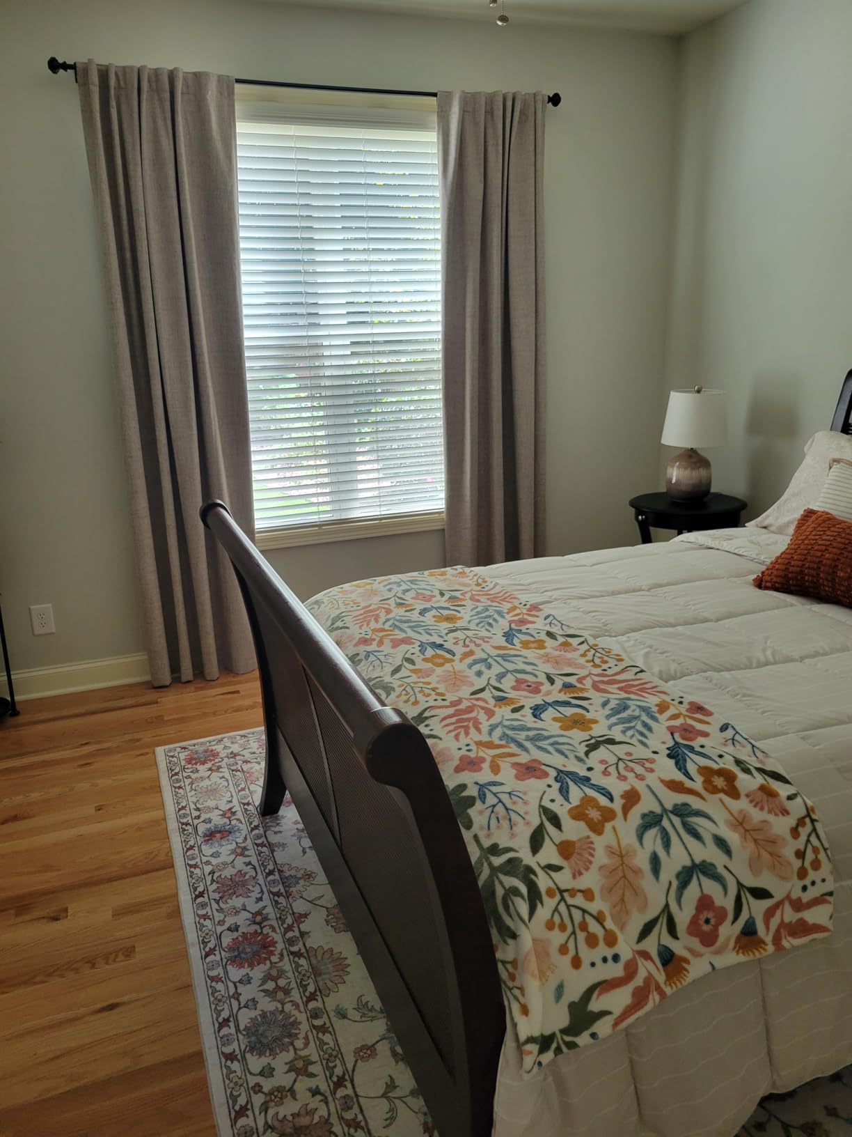 KGORGE 4-in-1 Soundproof Anti Dust 100% Blackout Curtains with Melt-Blown Layer Noise Reducing Thermal Insulating Window Drapes for Bedroom Nursery, W 52 x L 84, Black, 2 Panels customer photo 1