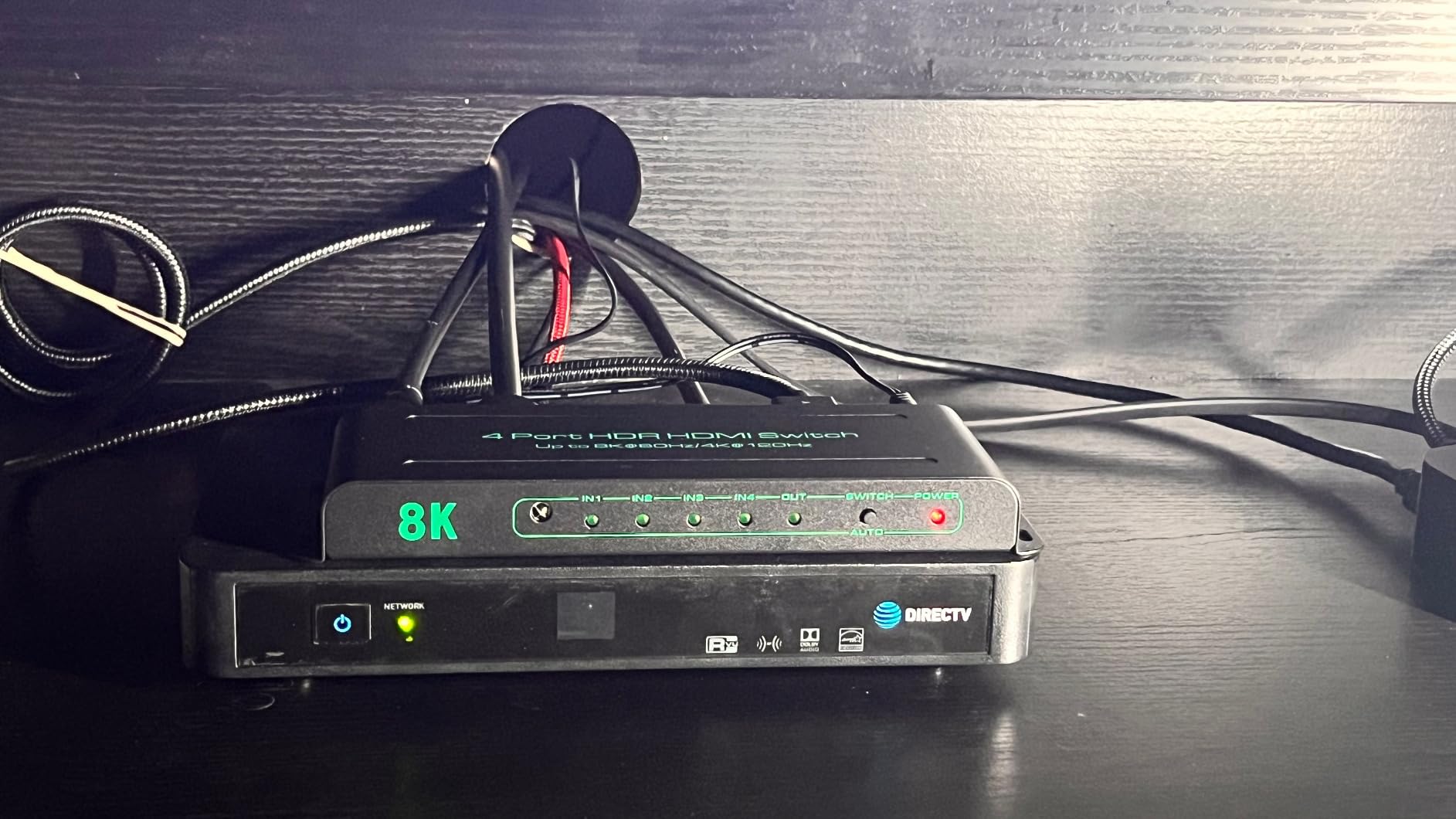 SkycropHD 8K@60Hz HDMI 2.1 Switch, 4K@120Hz 4 in 1 Out HDMI Auto Switcher with Remote Support 48Gbps, HDR10+, HDCP2.3, Dolby Vision/Atmos and CEC customer photo 1