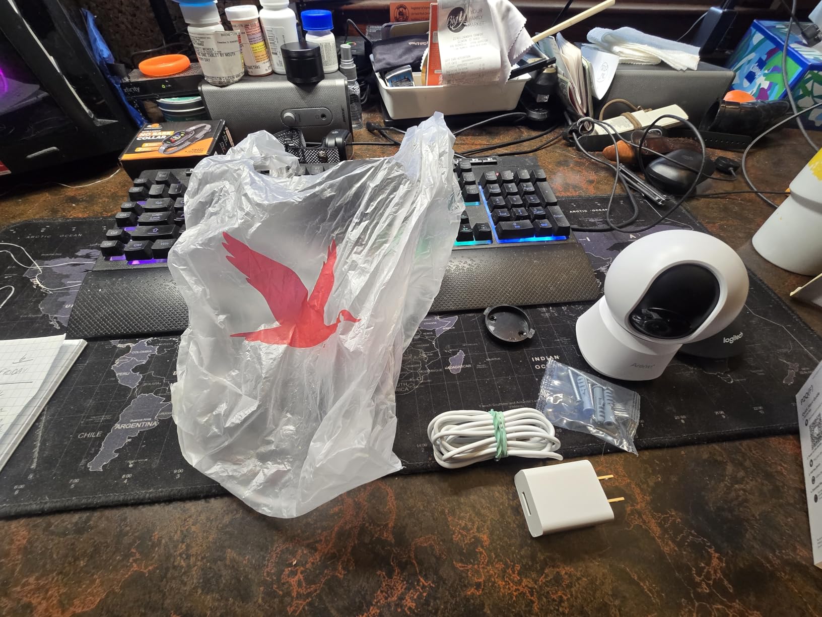 ARENTI 5G Indoor Security Camera, 4MP Pet Camera with Speaker for Dog/Cat, Baby Monitor with Phone App, Dual-Band WiFi, Auto Tracking, Super Night Vision, 2-Way Talk, Cloud & SD Card Storage(P2Q) customer photo 1