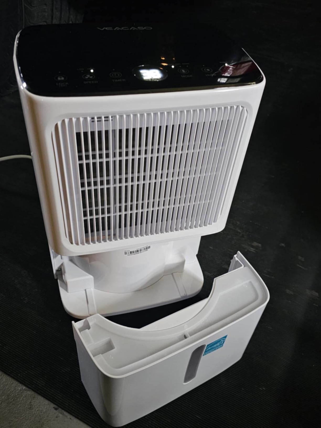 VEAGASO 2500 Sq.Ft Dehumidifier for Basement with Drain Hose Max 34 Pints, Three Modes customer photo 2