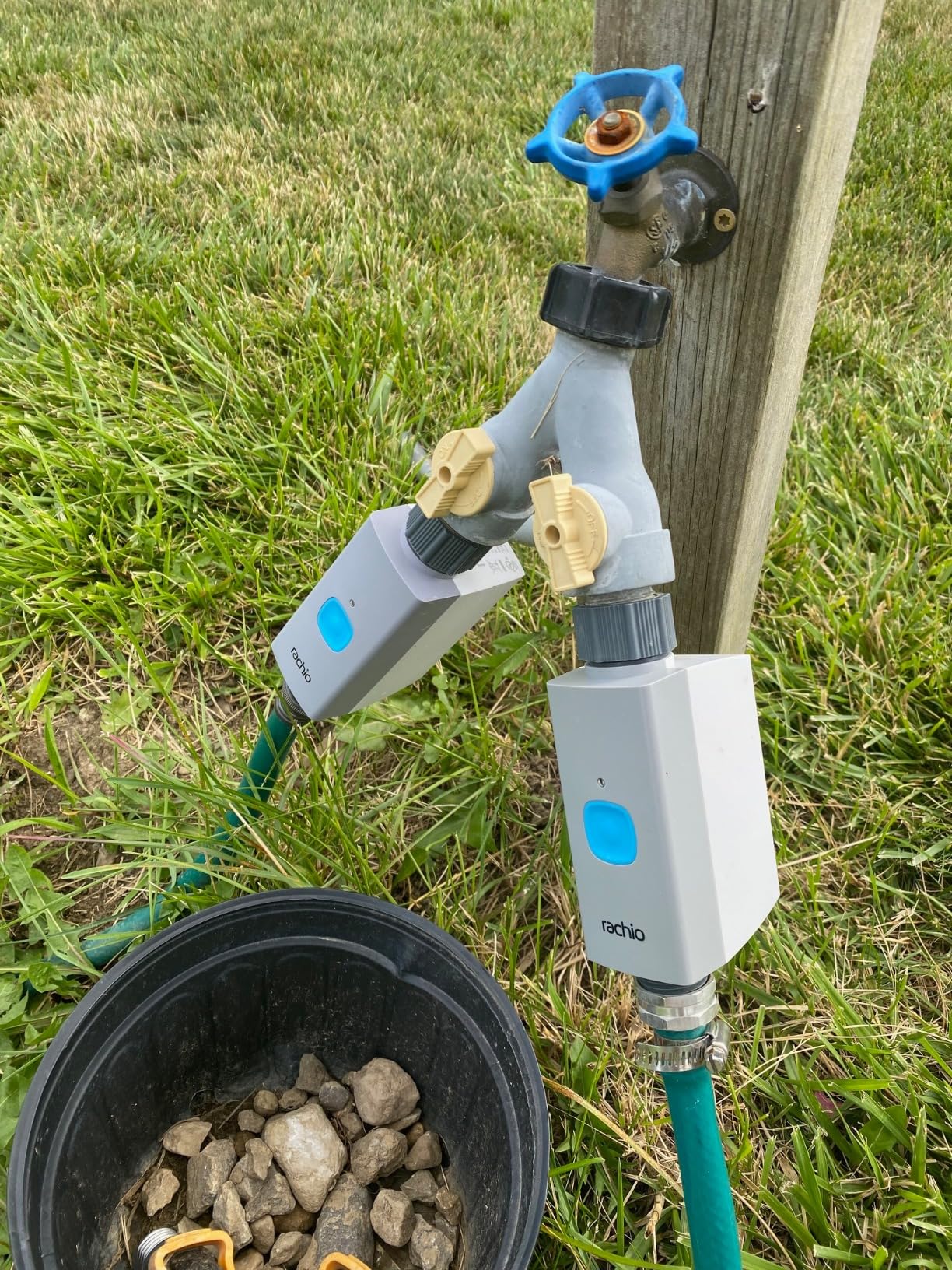 Rachio Smart Hose Timer (1 Valve + 1 WiFi Hub) - App-Controlled Outdoor Faucet Timer, Quick Install & Scheduling, Expandable System customer photo 1