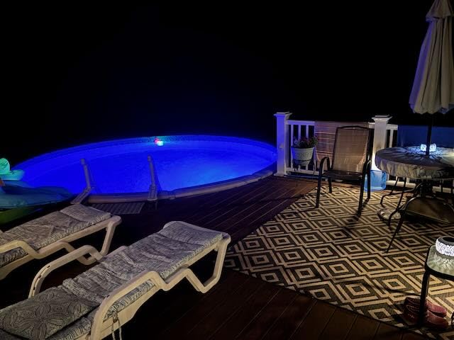 LyLmLe LED Pool Lights for Above Ground with APP Control, 20W Smart RGB Magnetic Underwater Lights with Timer, 800lm Dimmable, IP68 Waterproof 12V Submersible Light for Inground Aboveground Pools customer photo 1